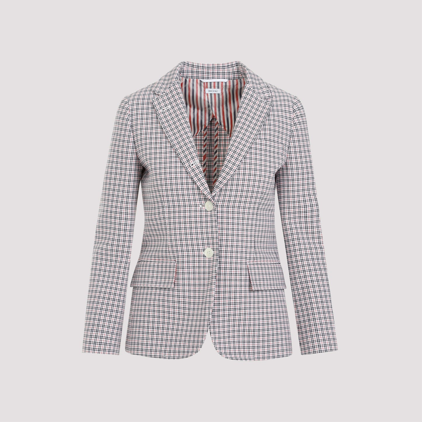 Thom Browne Small Check Cotton Jacket