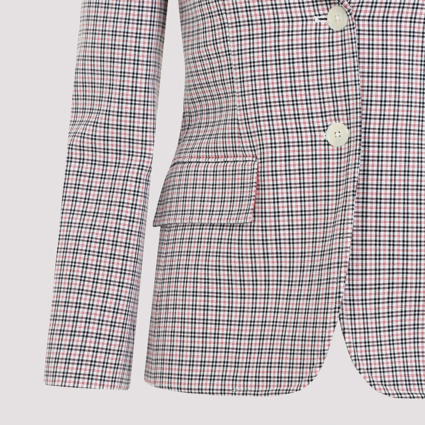 Thom Browne Small Check Cotton Jacket