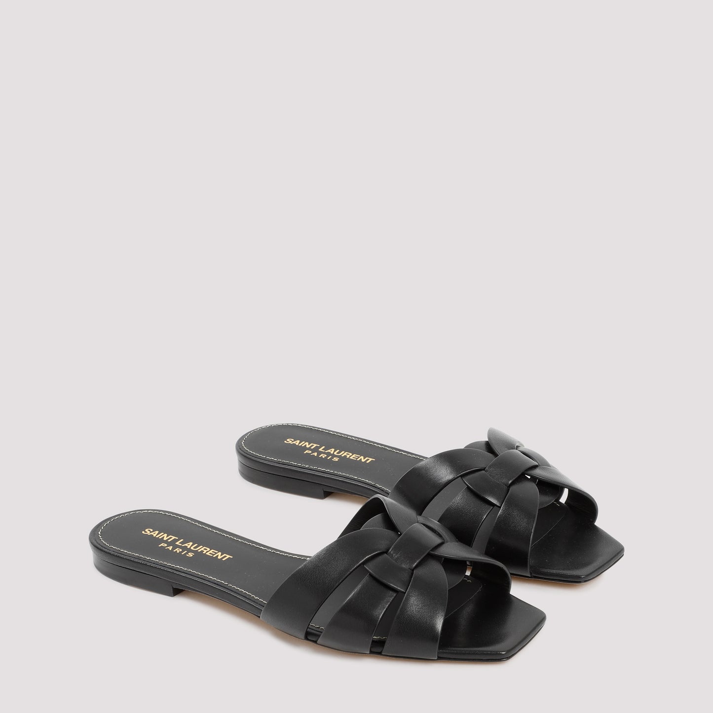 Saint Laurent Leather Tribute Flats