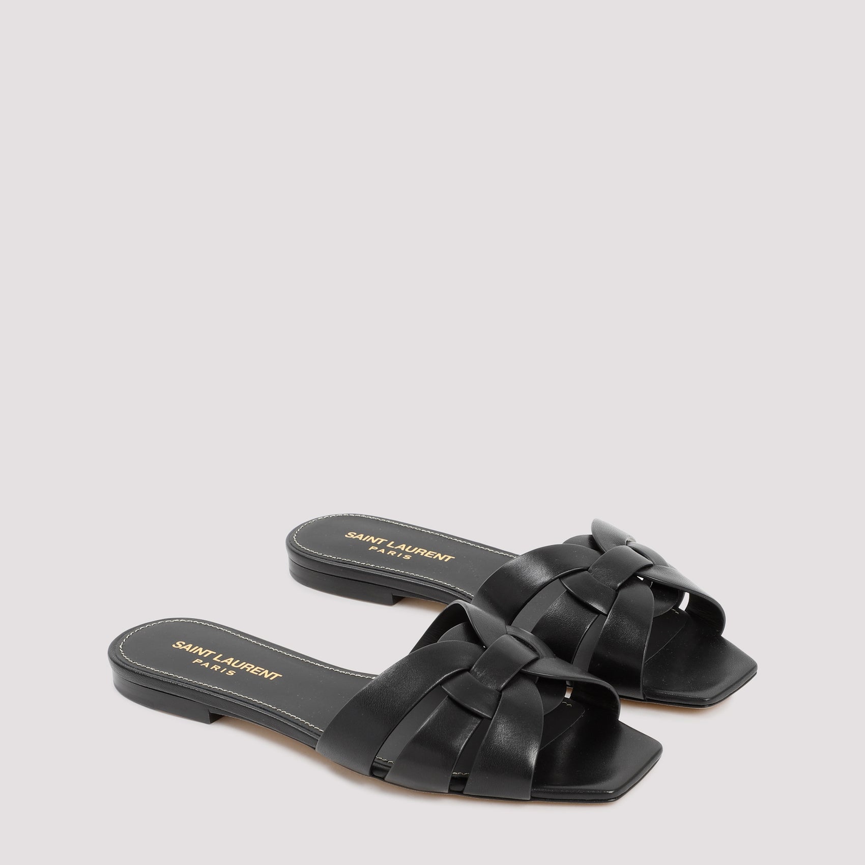 Saint Laurent Leather Tribute Flats