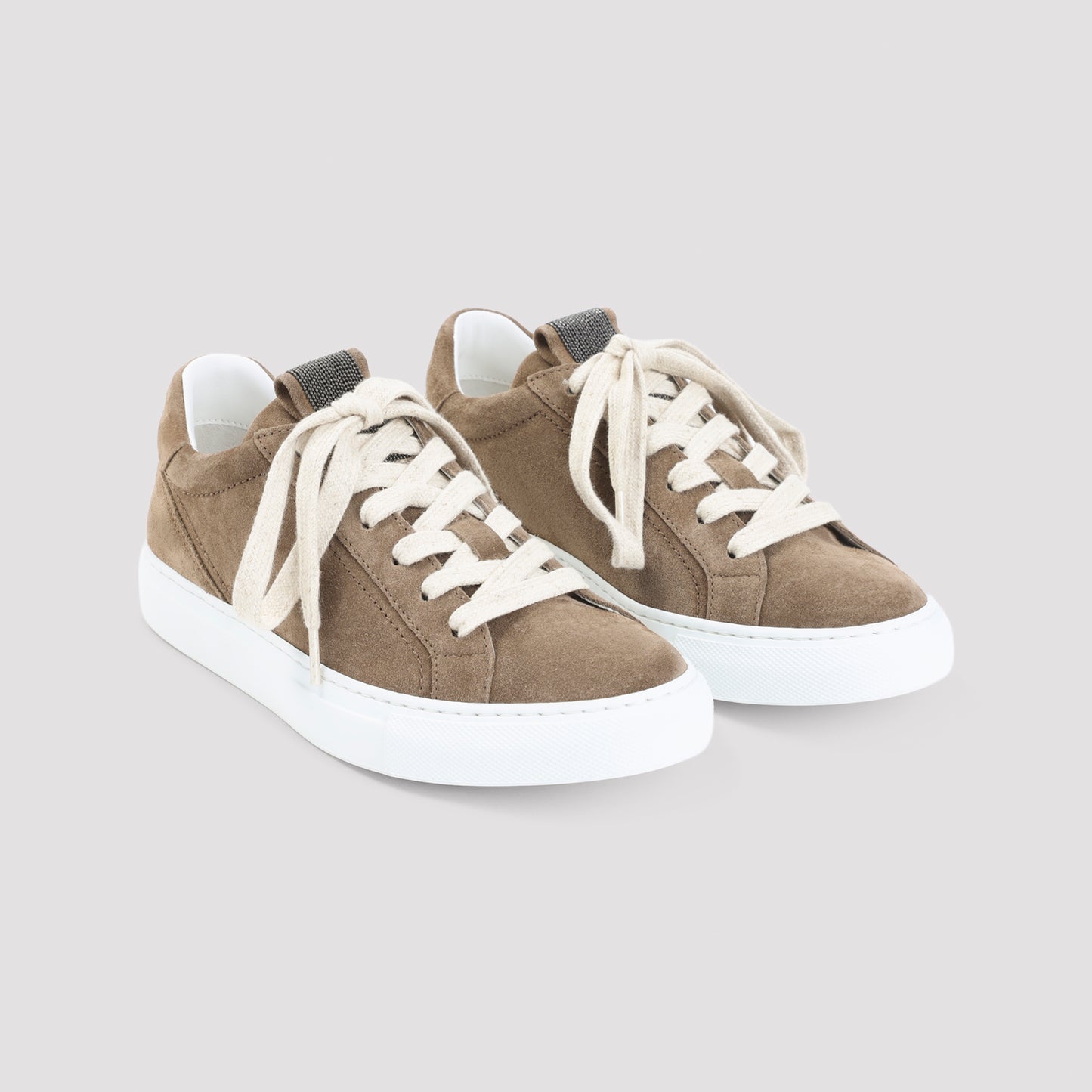 Brunello Cucinelli Suede Leather Sneakers