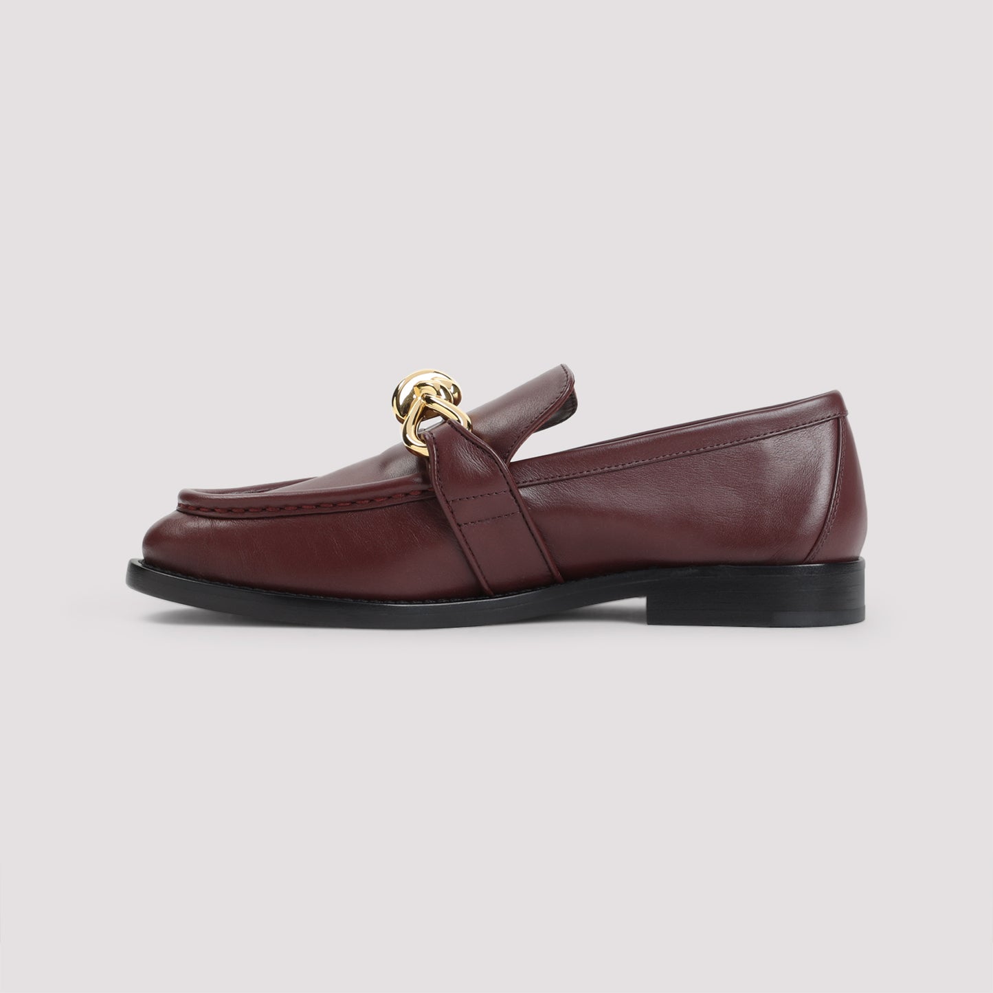 Bottega Veneta Astair Metallic Knot Loafer