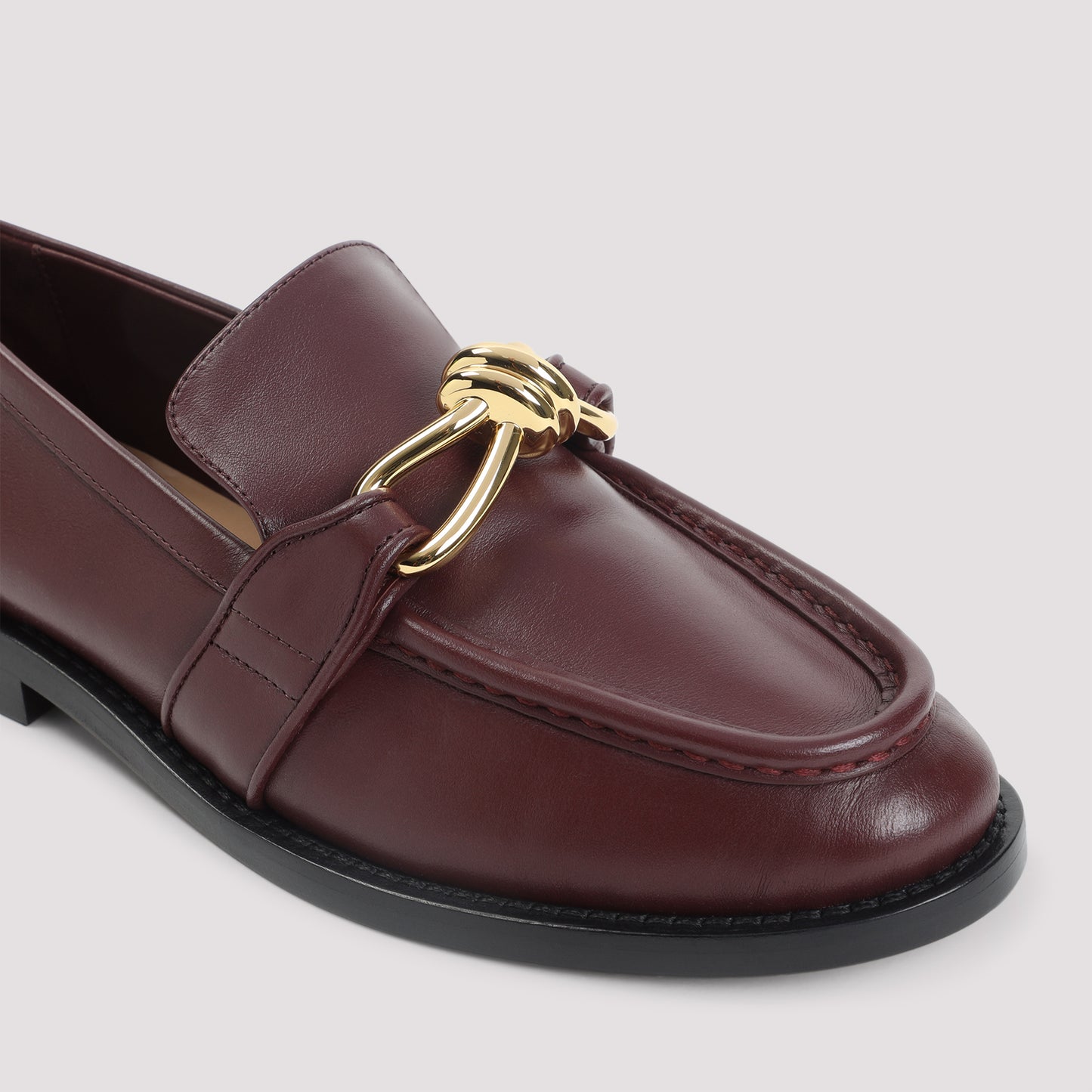Bottega Veneta Astair Metallic Knot Loafer