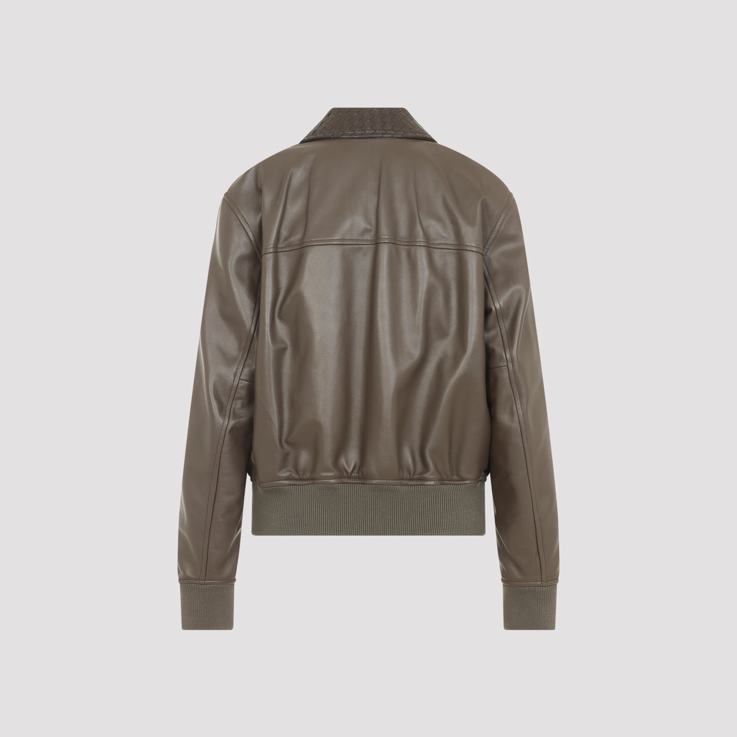 Bottega Veneta Leather Bomber Jacket
