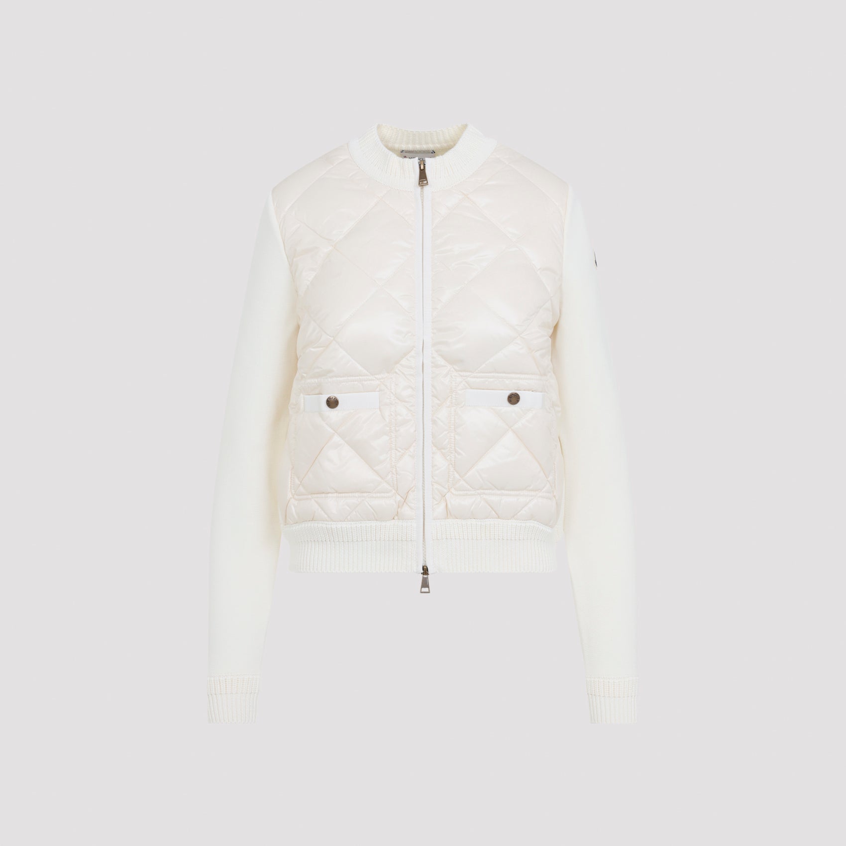 Moncler Quilted Knit Cardigan