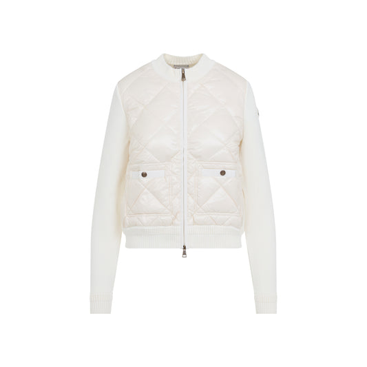 Moncler Quilted Knit Cardigan