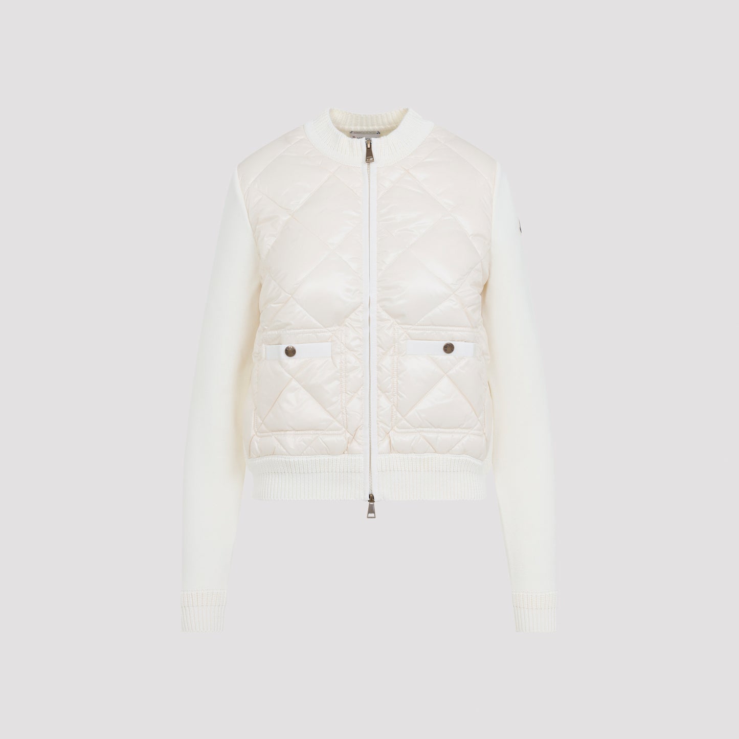 Moncler Quilted Knit Cardigan