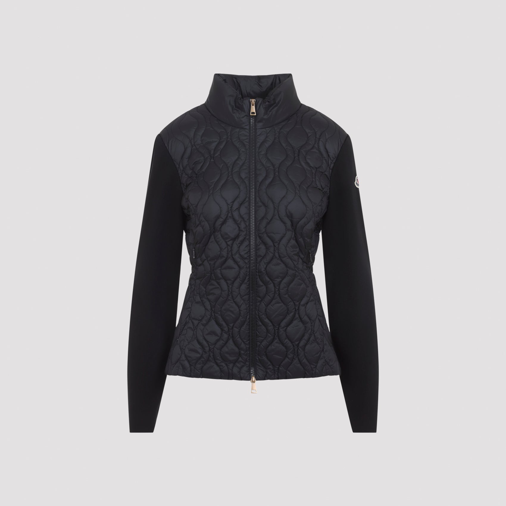 Moncler Quilted Zip-Up Cardigan