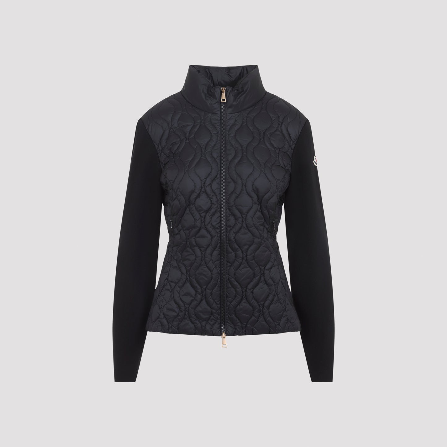 Moncler Quilted Zip-Up Cardigan