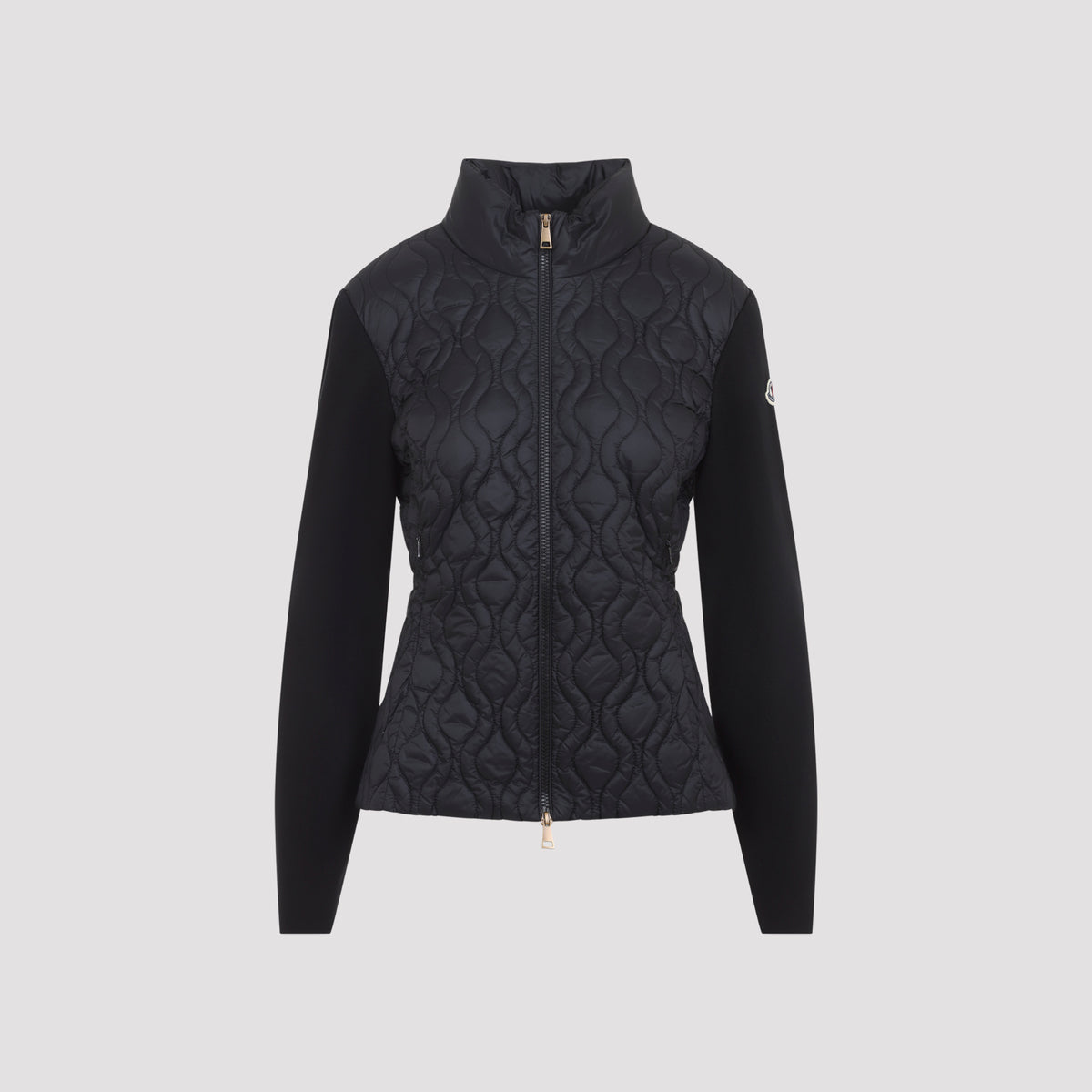 Moncler Quilted Zip-Up Cardigan