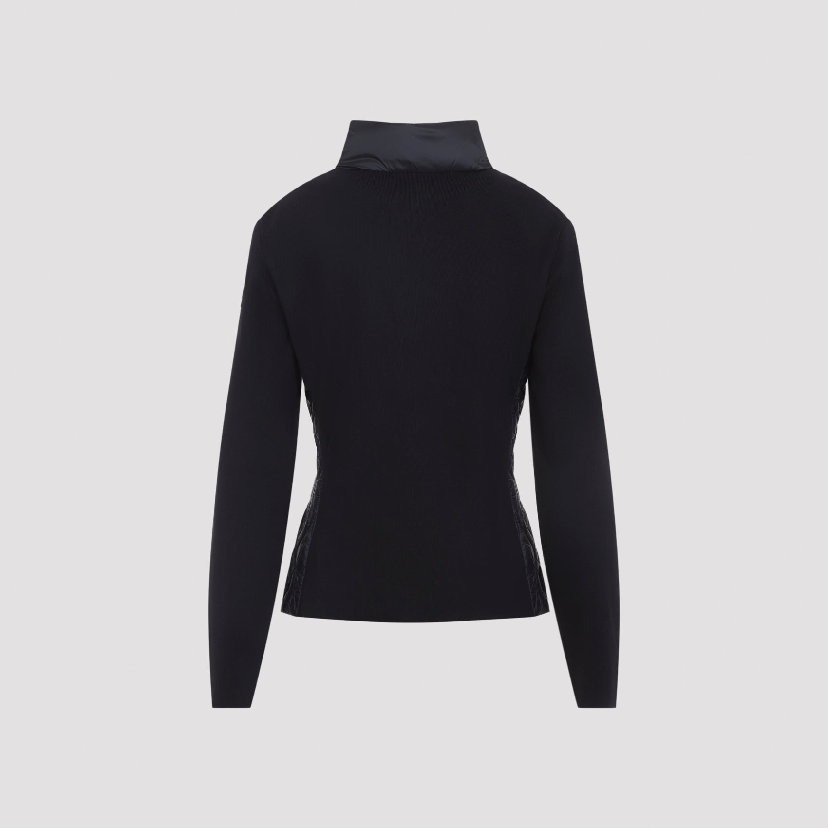 Moncler Quilted Zip-Up Cardigan