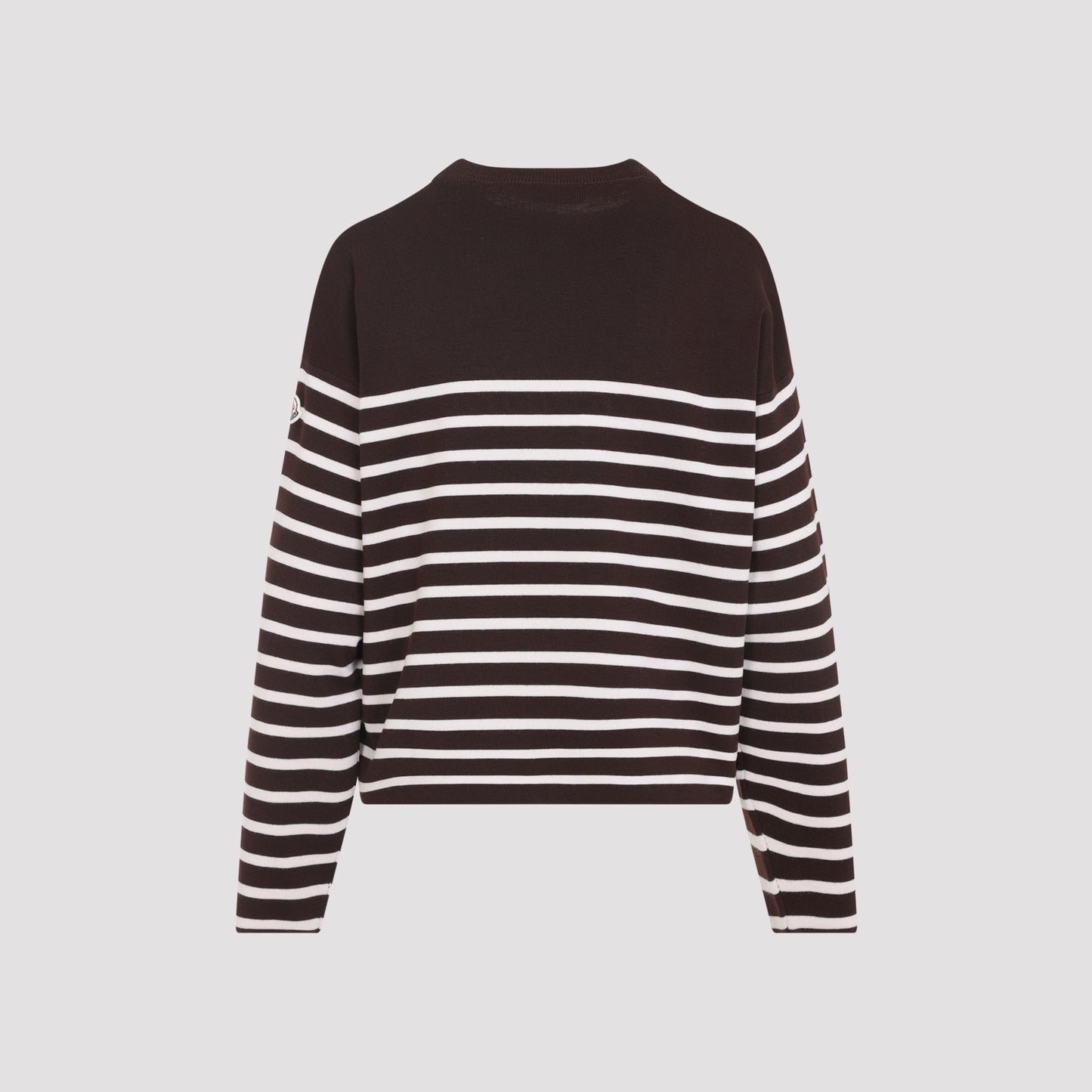 Moncler  Striped Logo Knit Sweater