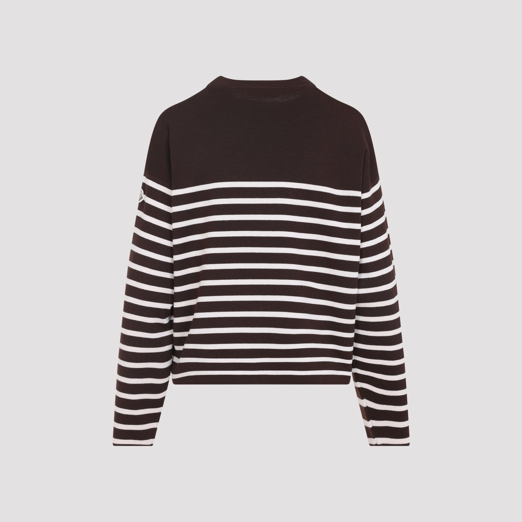 Moncler  Striped Logo Knit Sweater