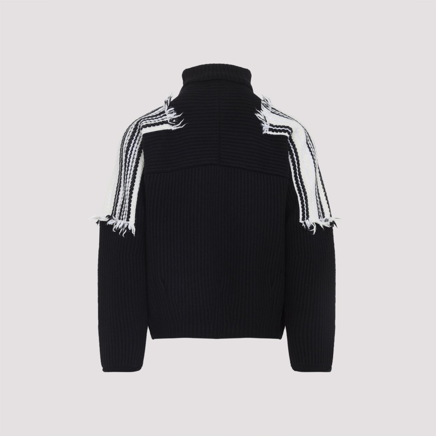 Mordecai Jacquard Stripe Turtle Neck