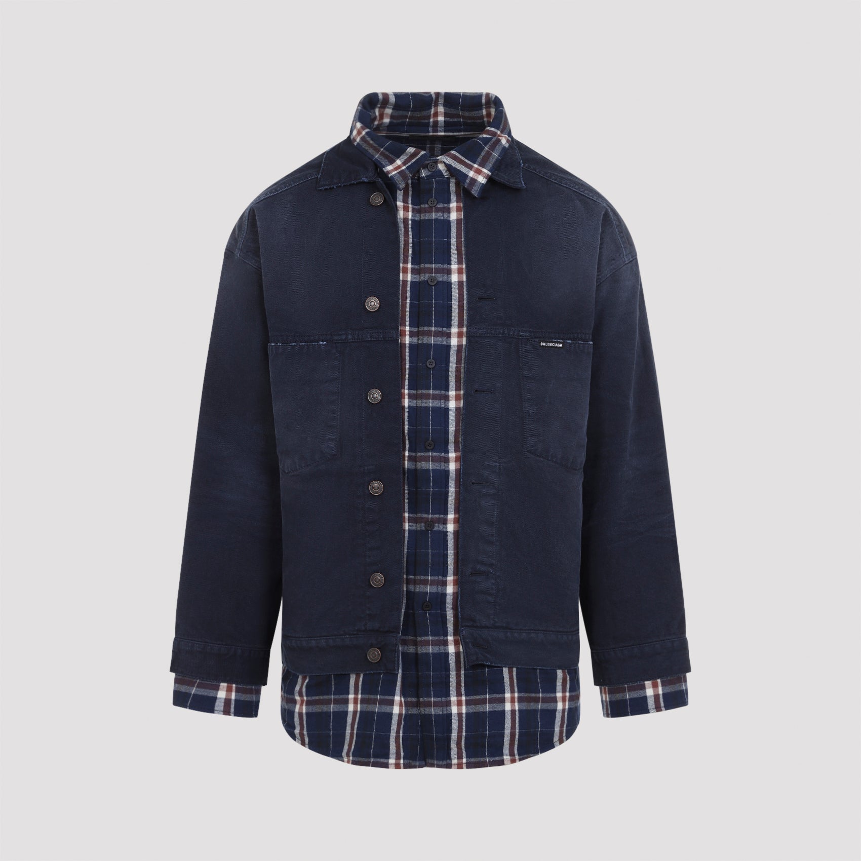 Balenciaga Patched Shirt Jacket