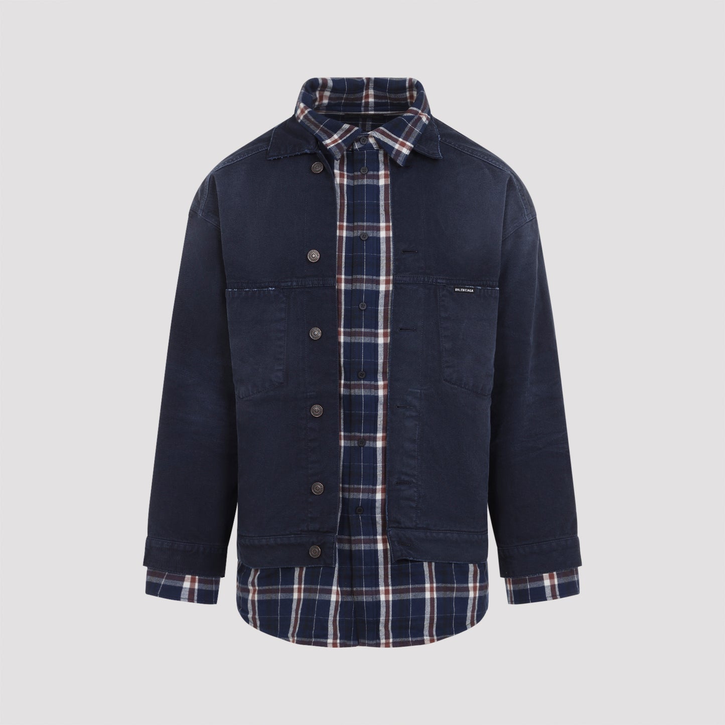 Balenciaga Patched Shirt Jacket