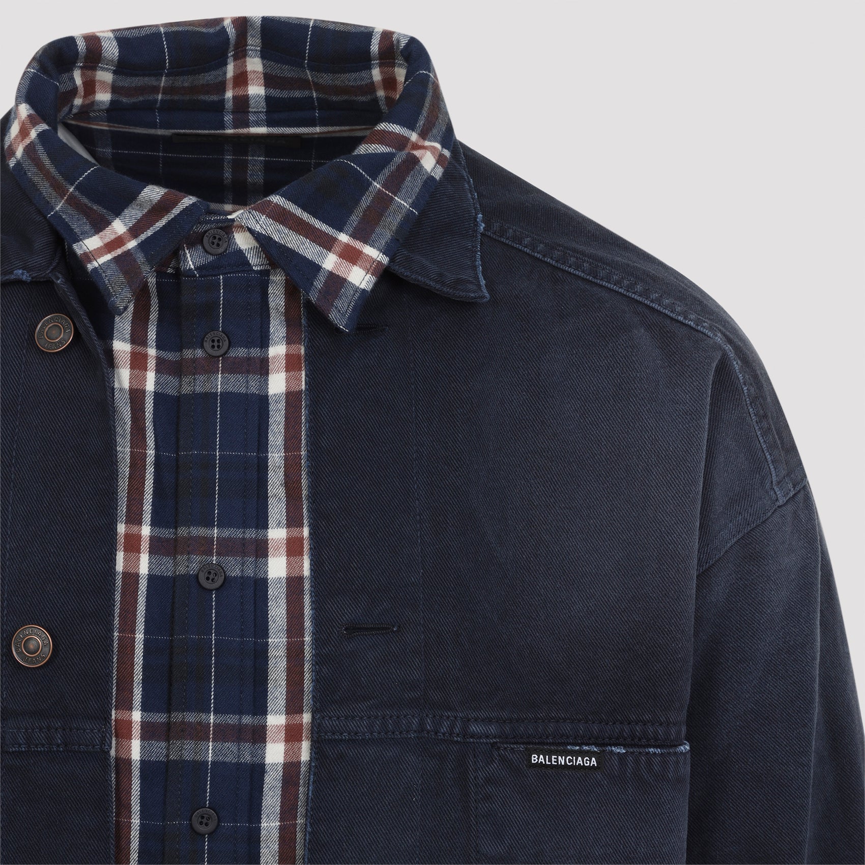 Balenciaga Patched Shirt Jacket