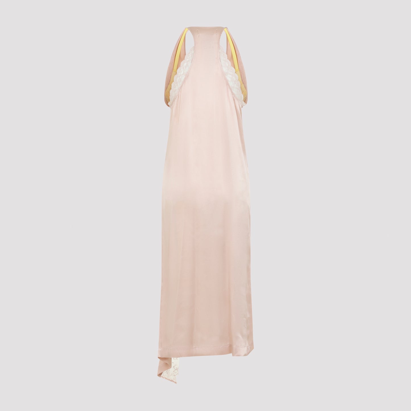Maison Margela Lace Slip Midi Dress