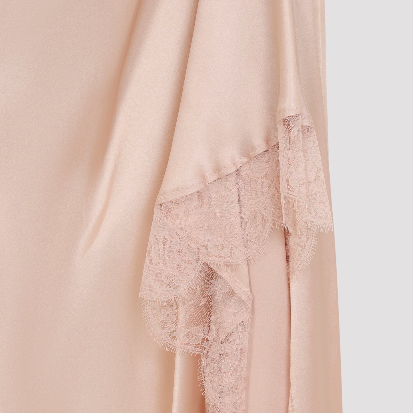 Maison Margela Lace Slip Midi Dress