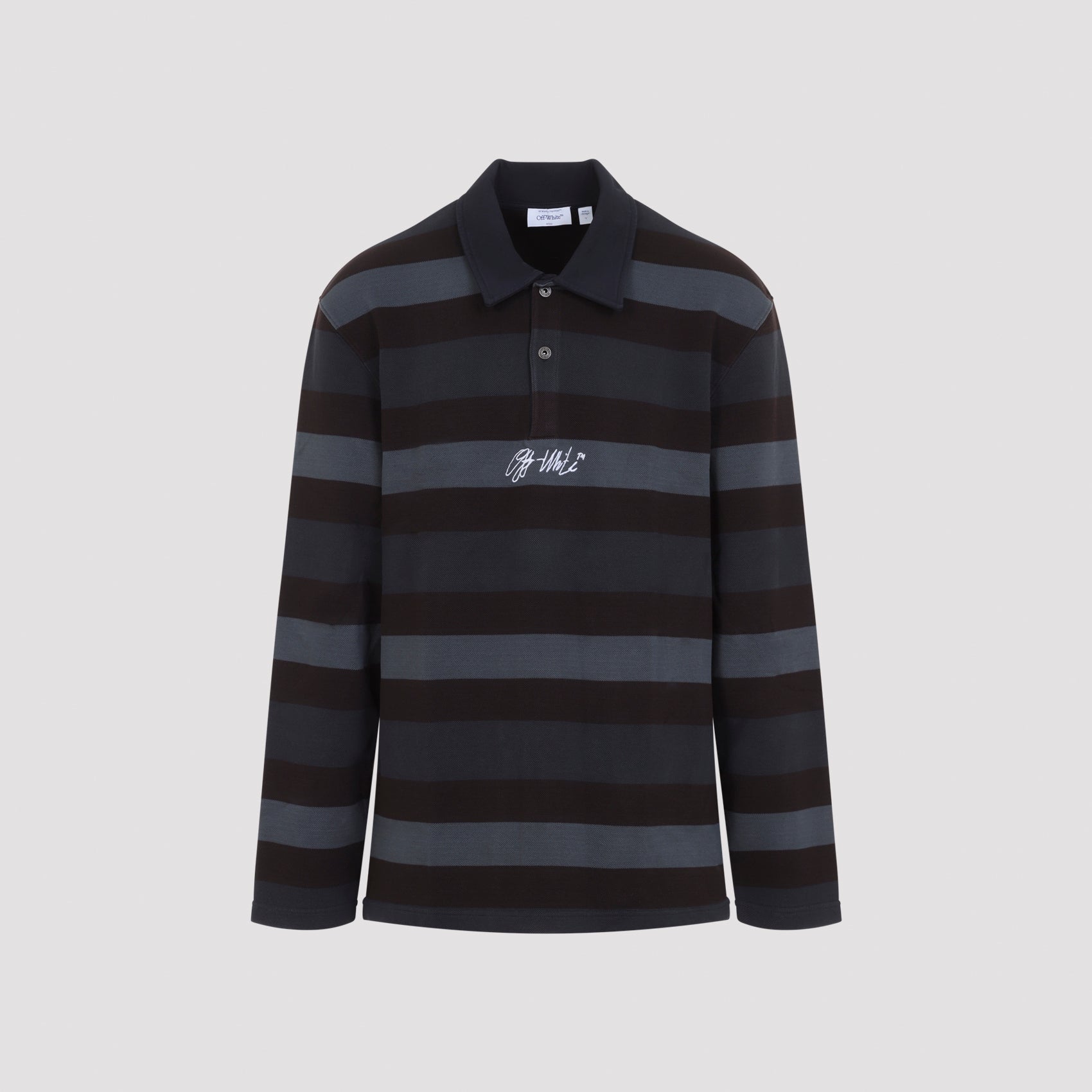 Off-White Stroke Relax L/S Polo