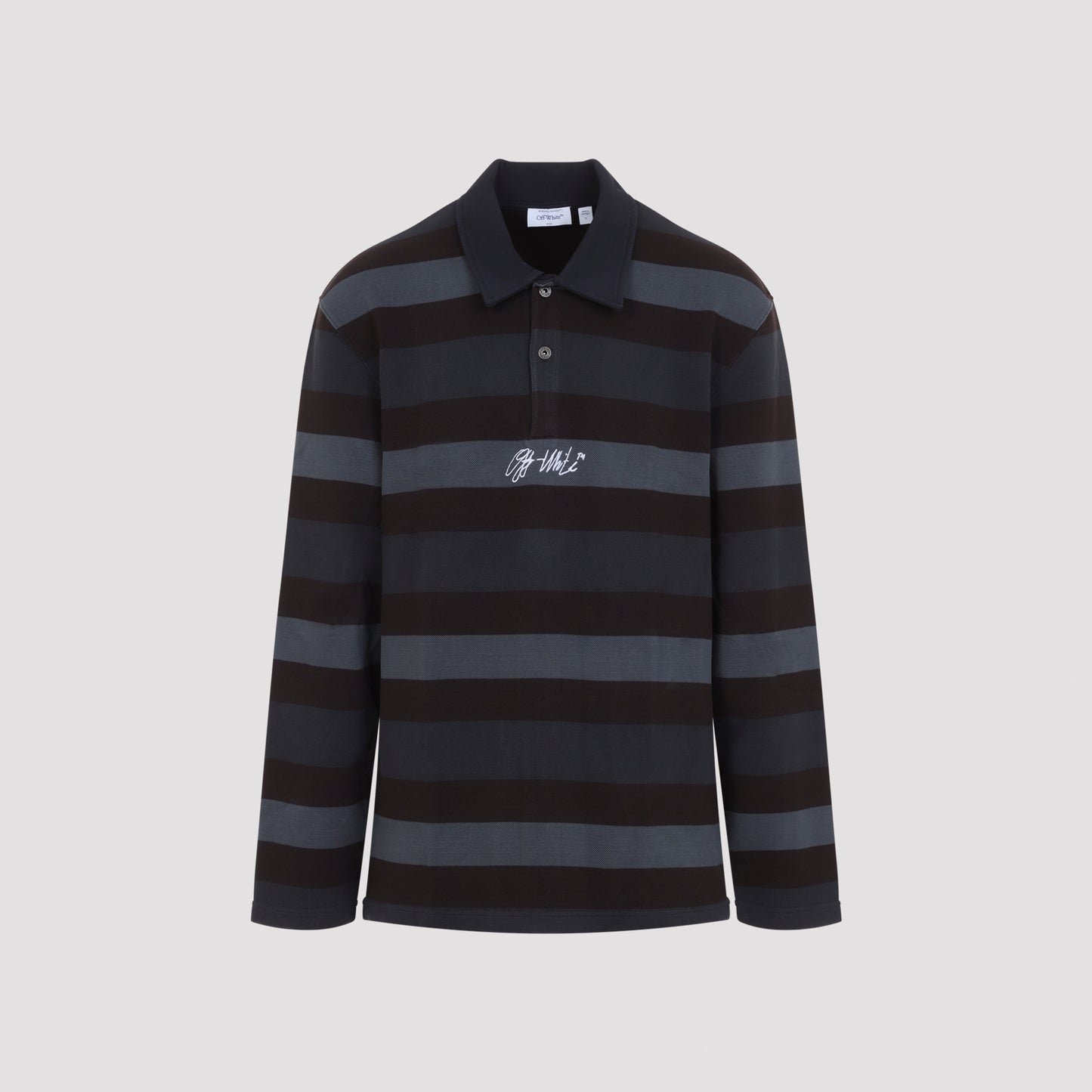 Off-White Stroke Relax L/S Polo
