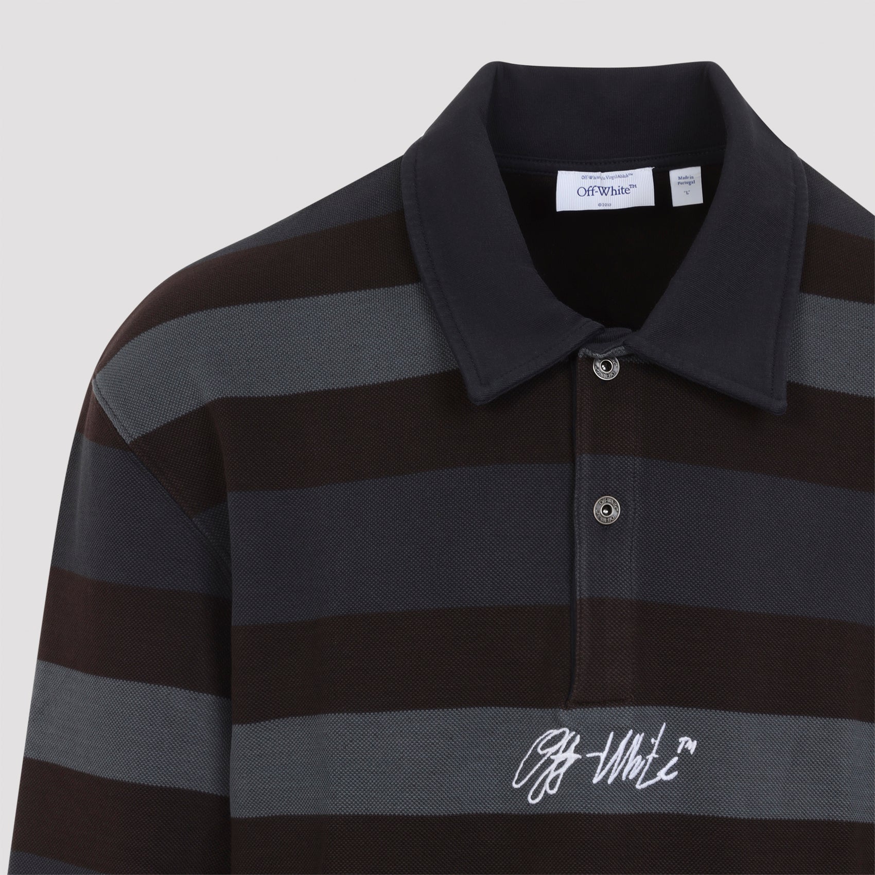 Off-White Stroke Relax L/S Polo