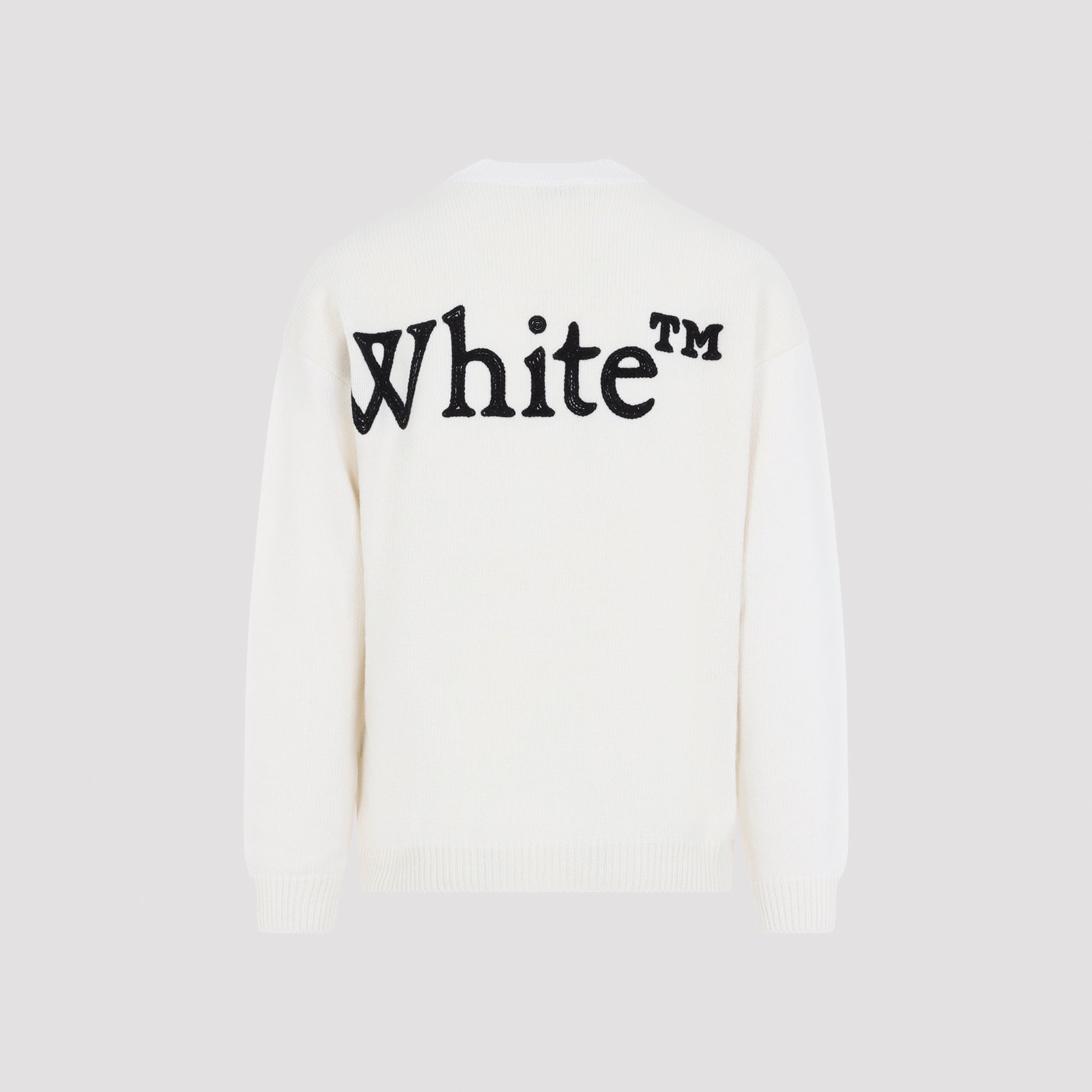 Off White Bookish Shared Knit Crewneck