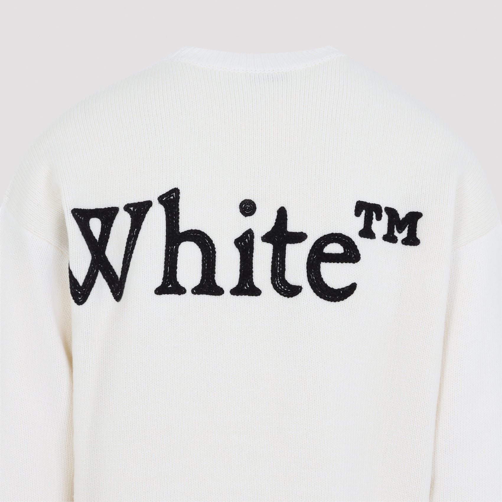 Off White Bookish Shared Knit Crewneck
