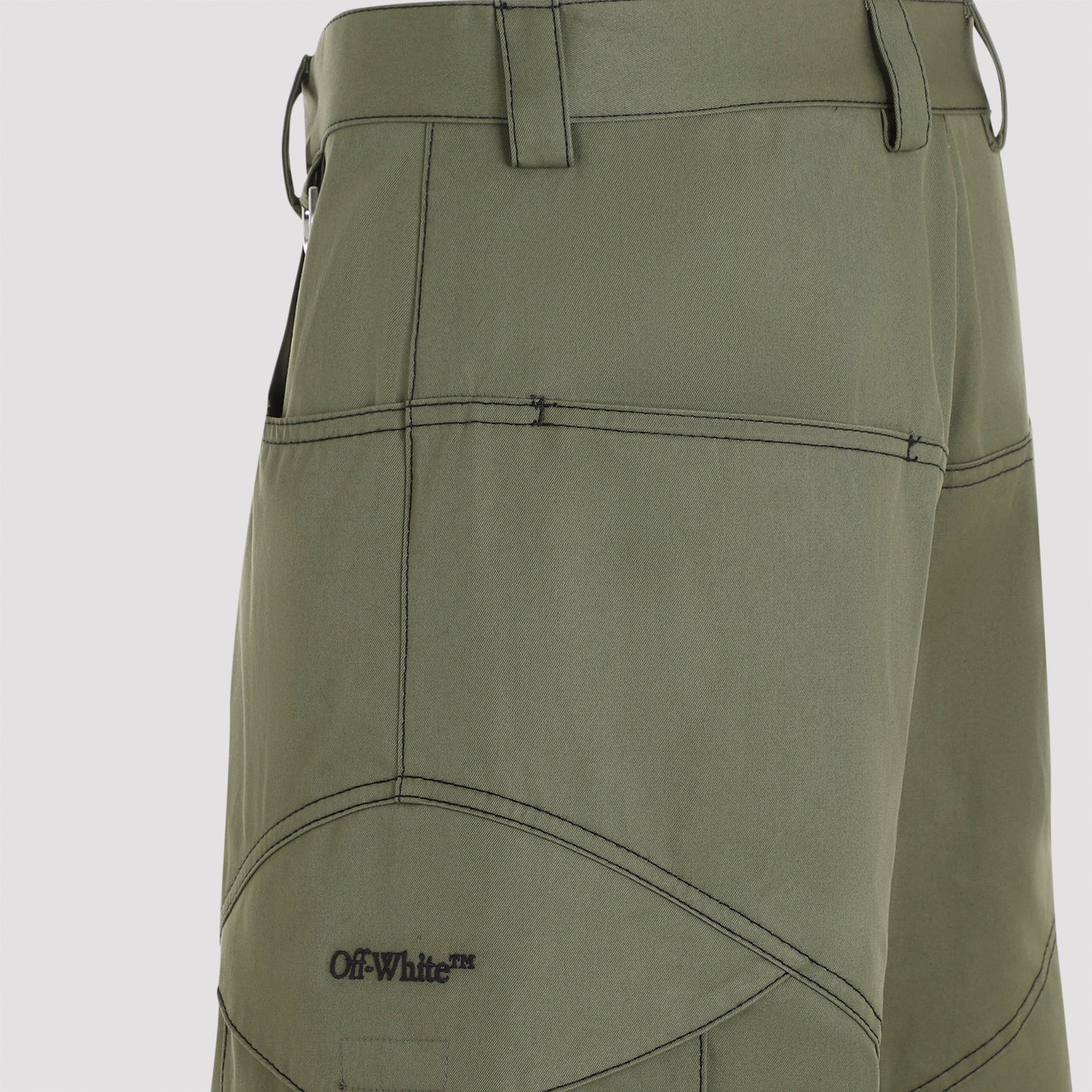 Off White Straight Cargo Pant