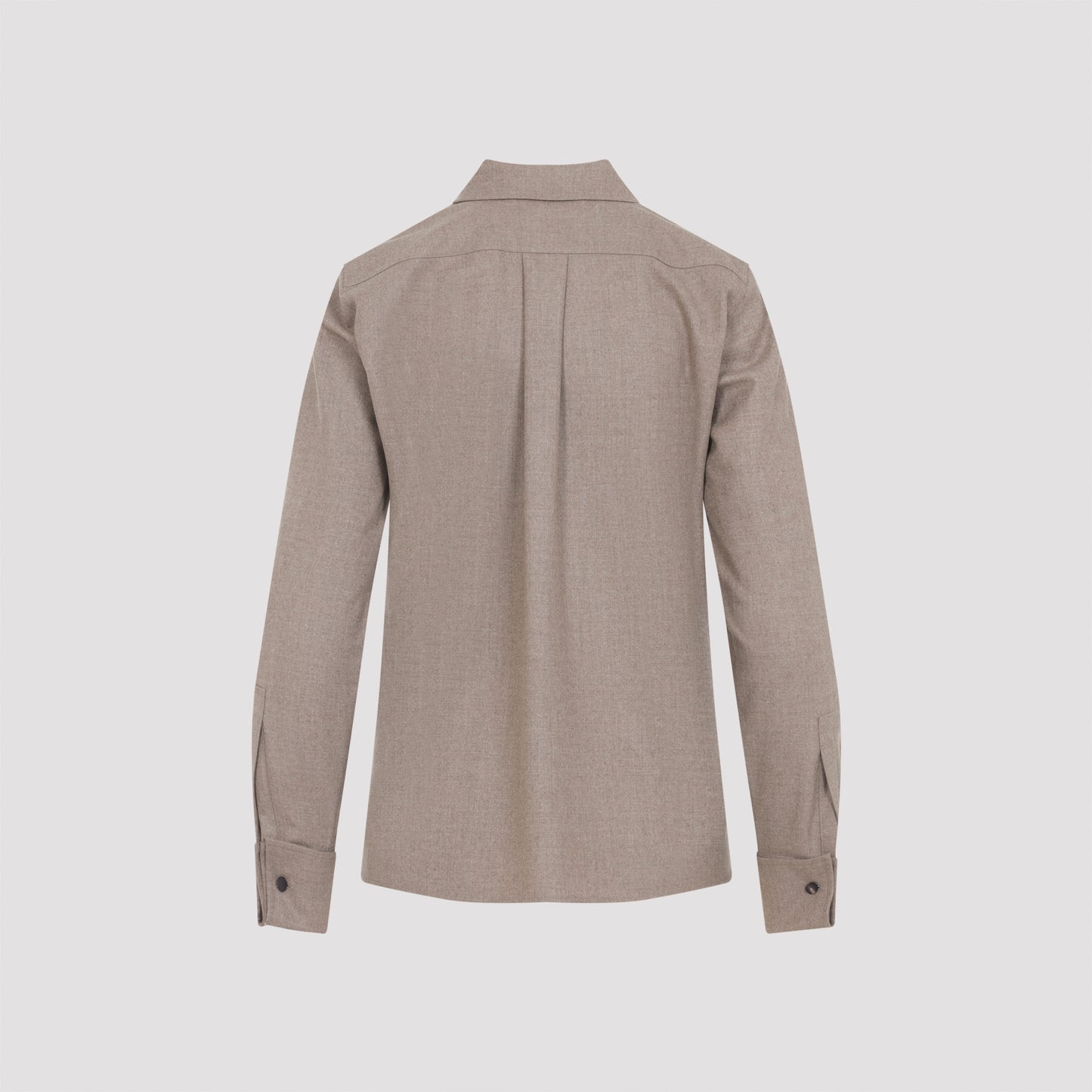 Max Mara Tebaide Foule Of Wool Shirt
