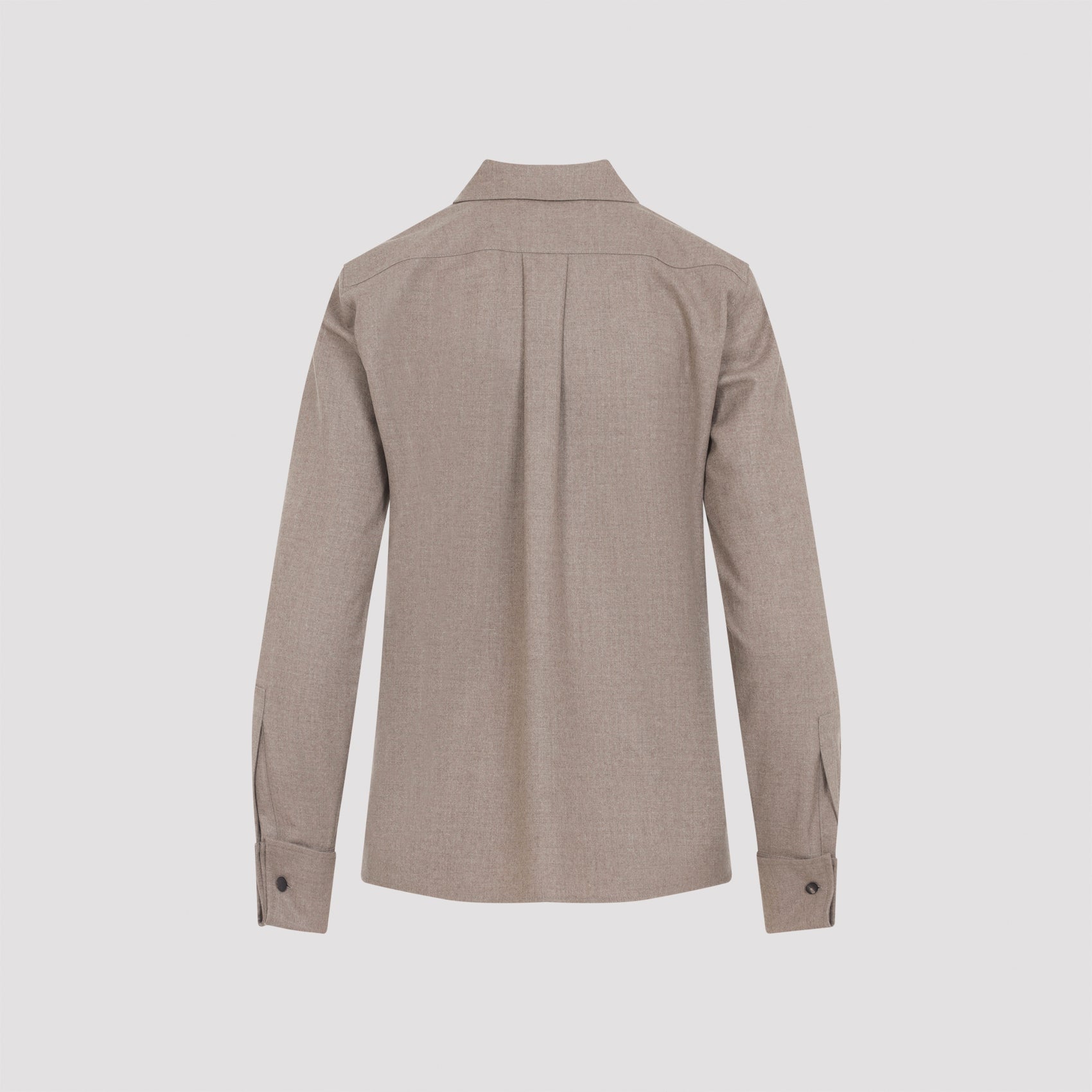 Max Mara Tebaide Foule Of Wool Shirt