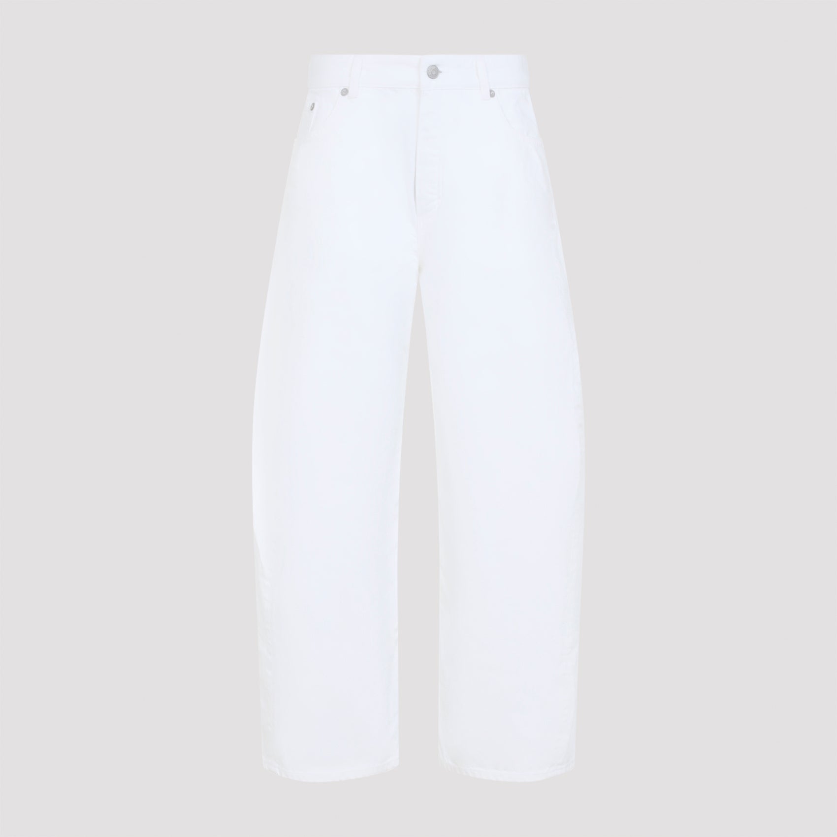 Alaïa Rodeo Light White Denim Trousers