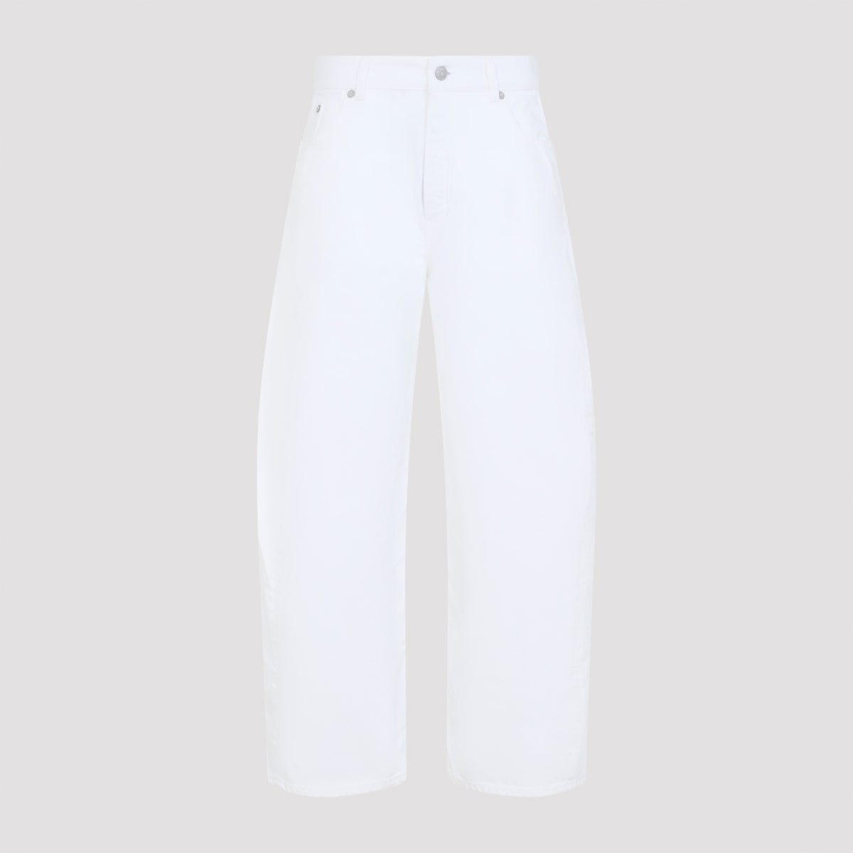 Alaïa Rodeo Light White Denim Trousers