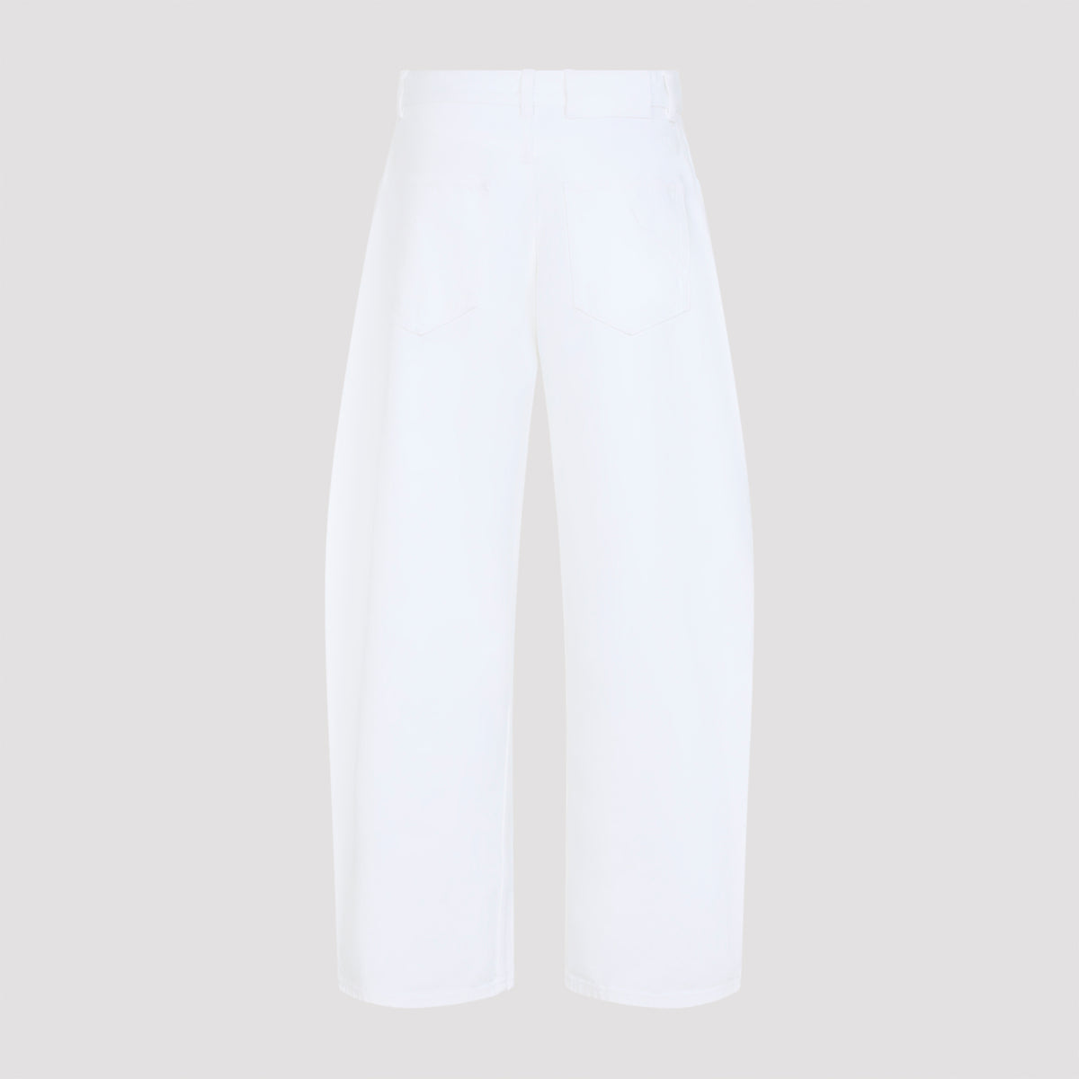 Alaïa Rodeo Light White Denim Trousers