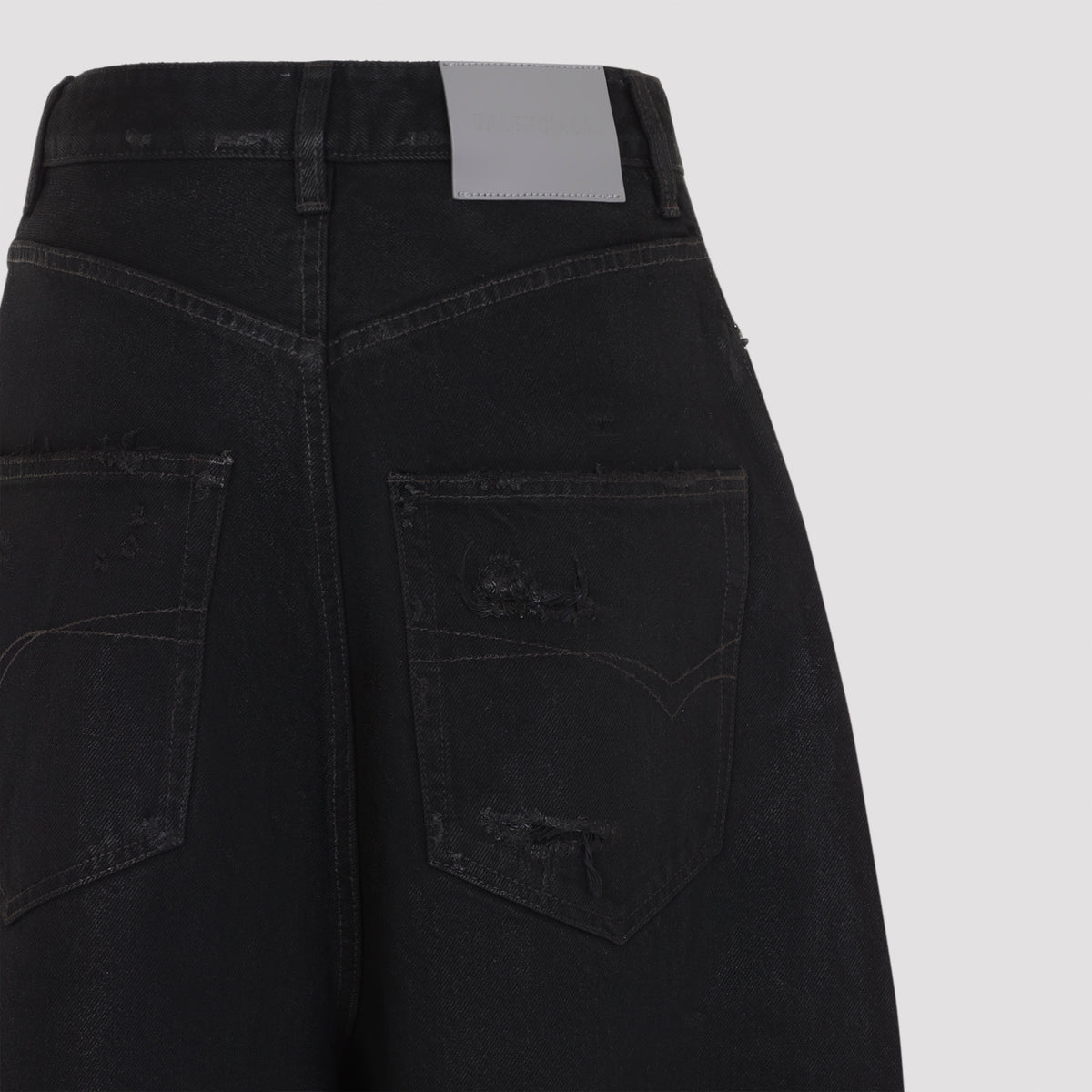 Balenciaga High Waist Barrel Twisted Jeans