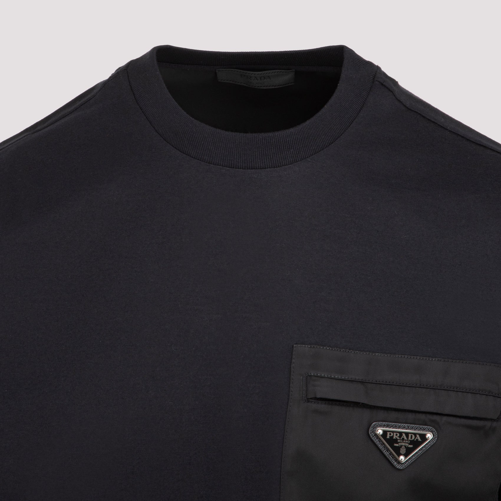 Prada T-shirt with nylon pocket