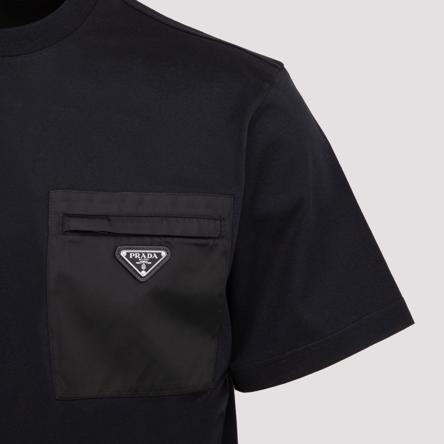 Prada T-shirt with nylon pocket
