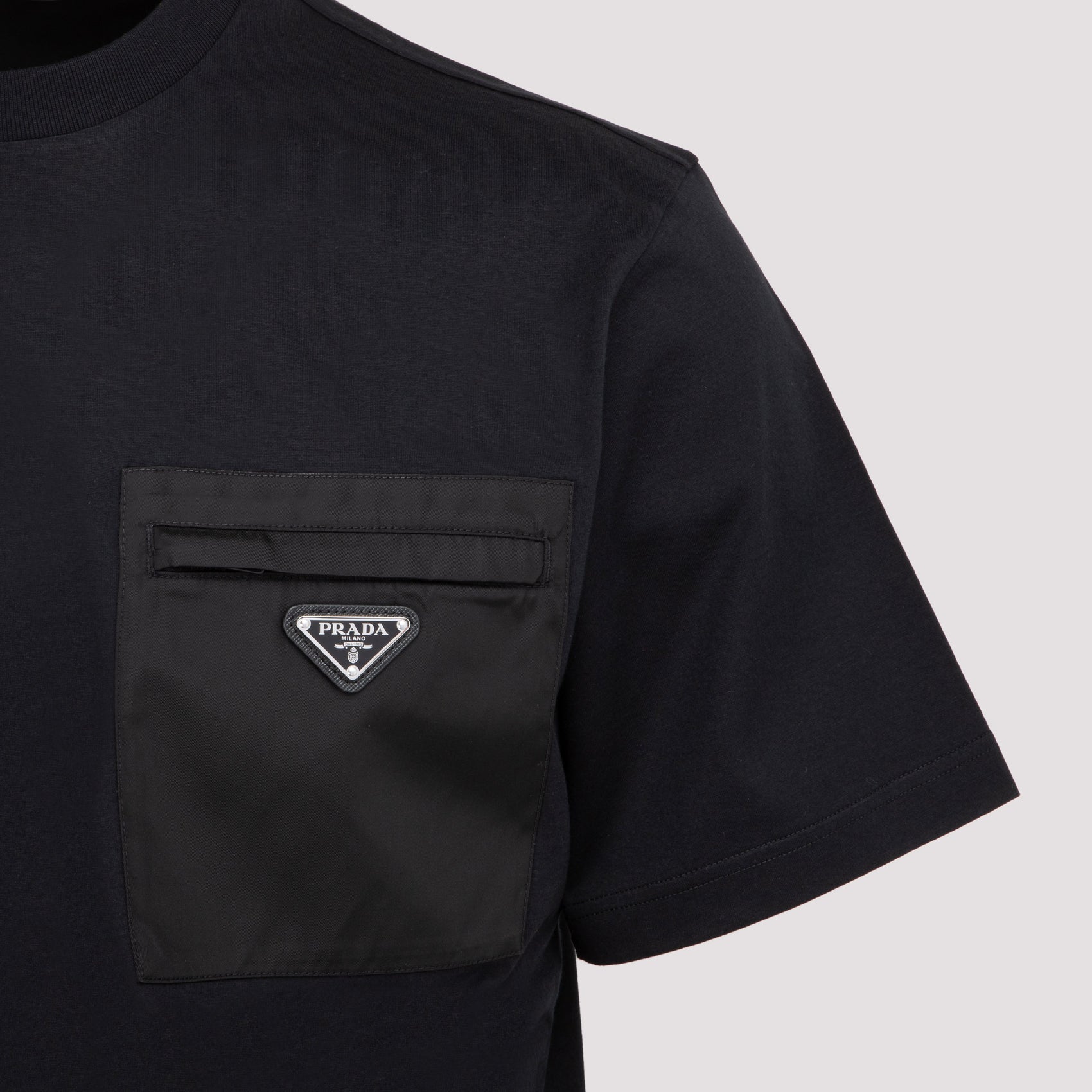 Prada T-shirt with nylon pocket