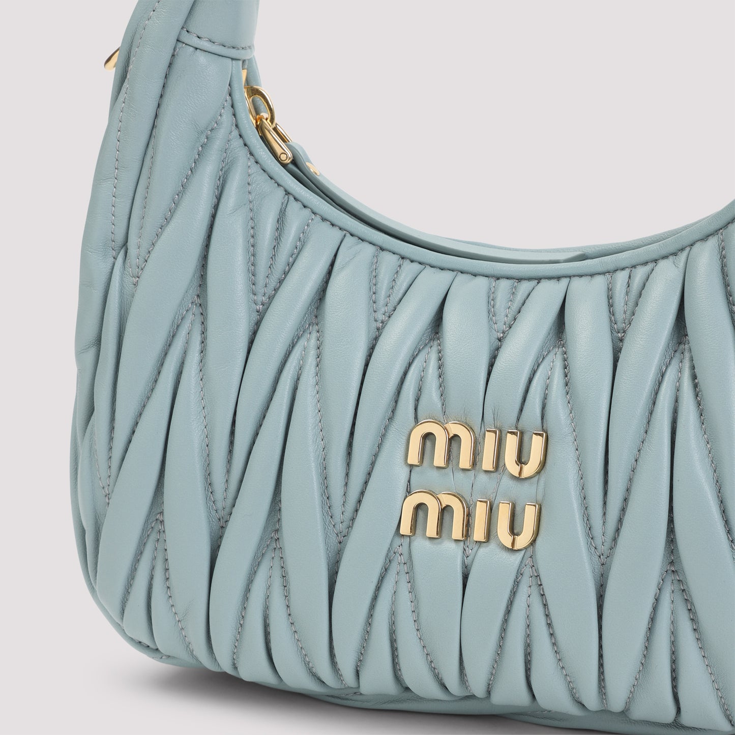 Miu Miu Small Wander matelassé hobo bag