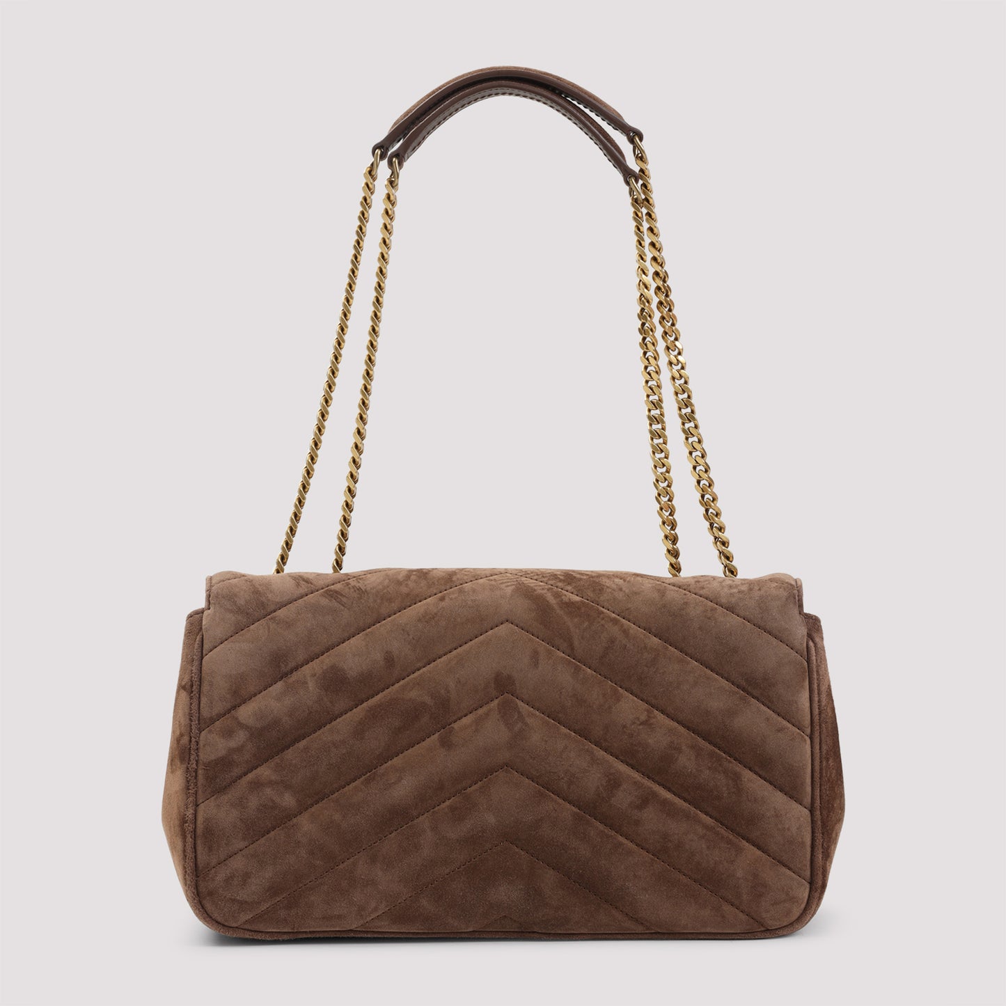 Saint Laurent LouLou Suede Calf Leather Shoulder Bag