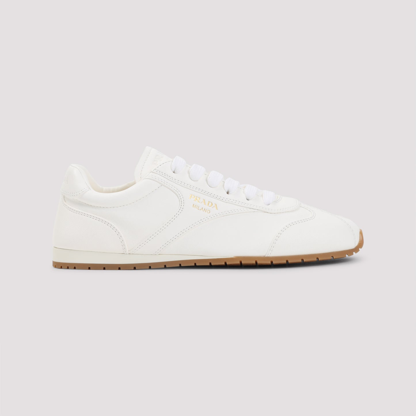 Prada Lamb Leather Sneakers