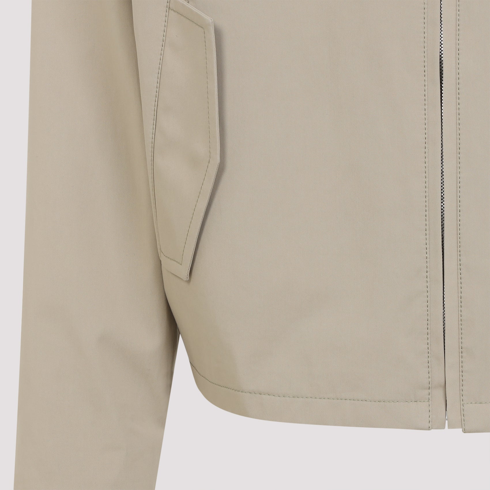 Bottega Veneta Intrecciato Collar Zip Jacket