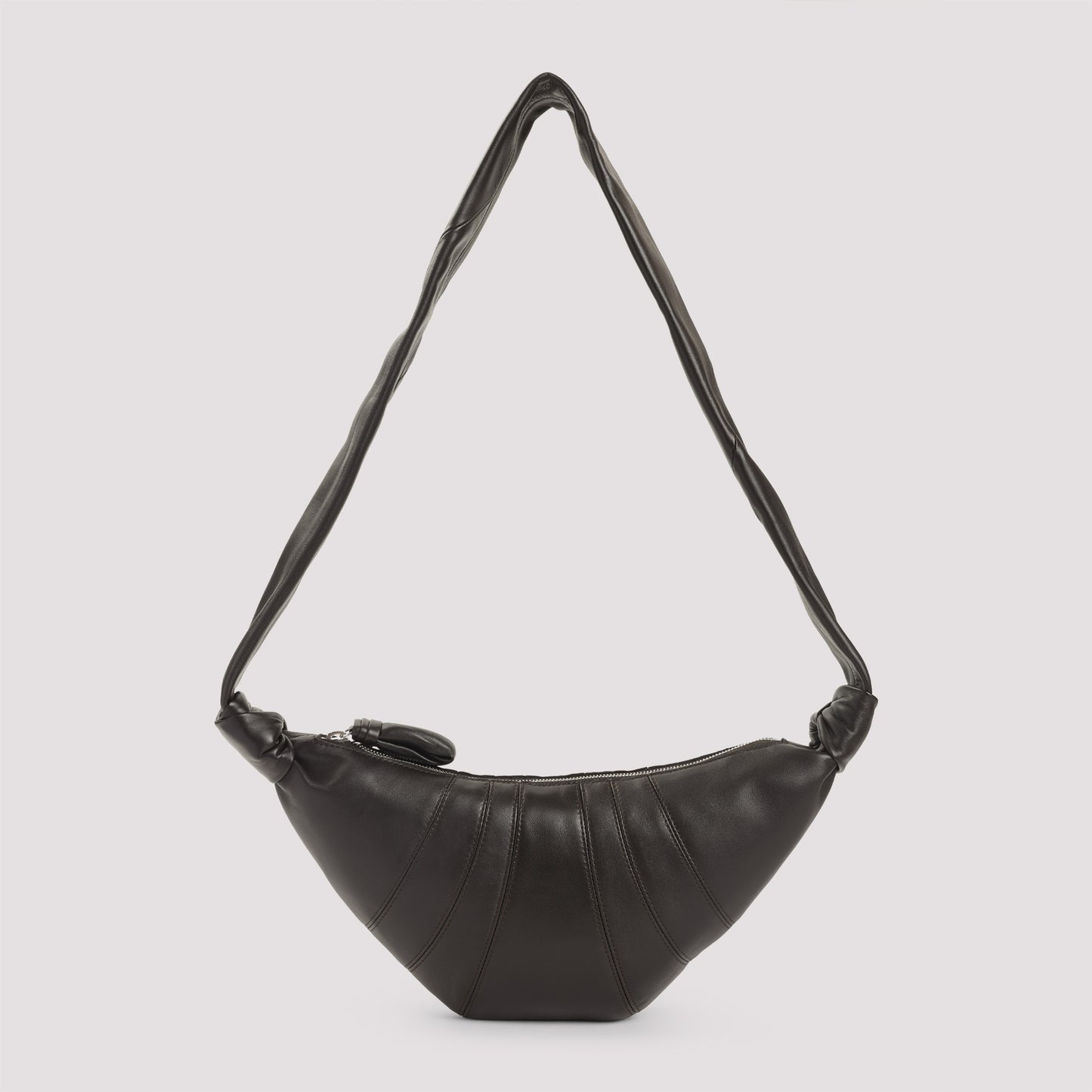 Lemaire Leather Croissant Zip Bag