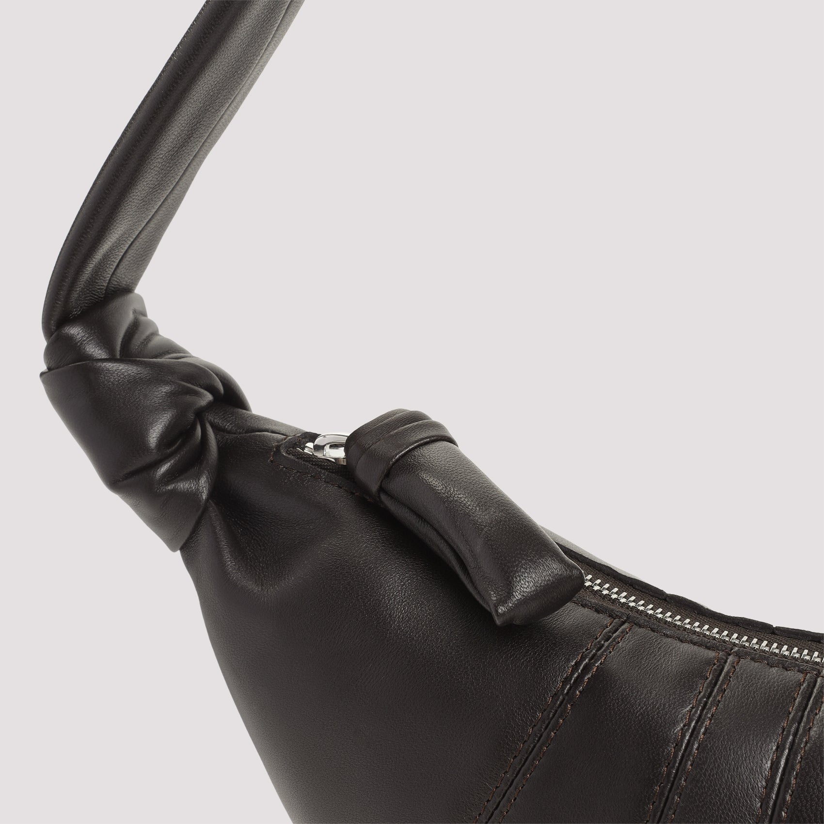 Lemaire Leather Croissant Zip Bag