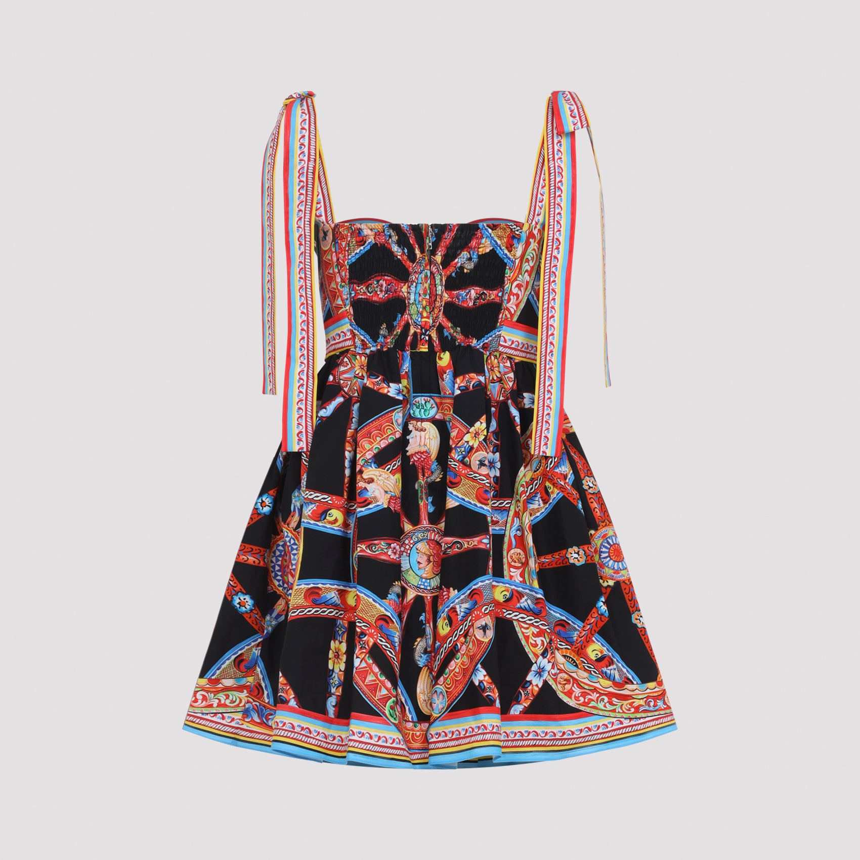 Dolce & Gabbana Popeline Carretto Mini Dress