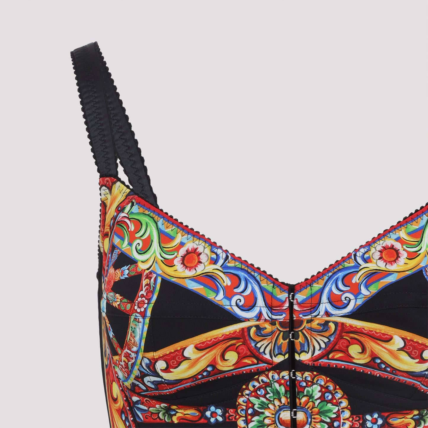 Dolce & Gabbana Charmeuse Carretto Top