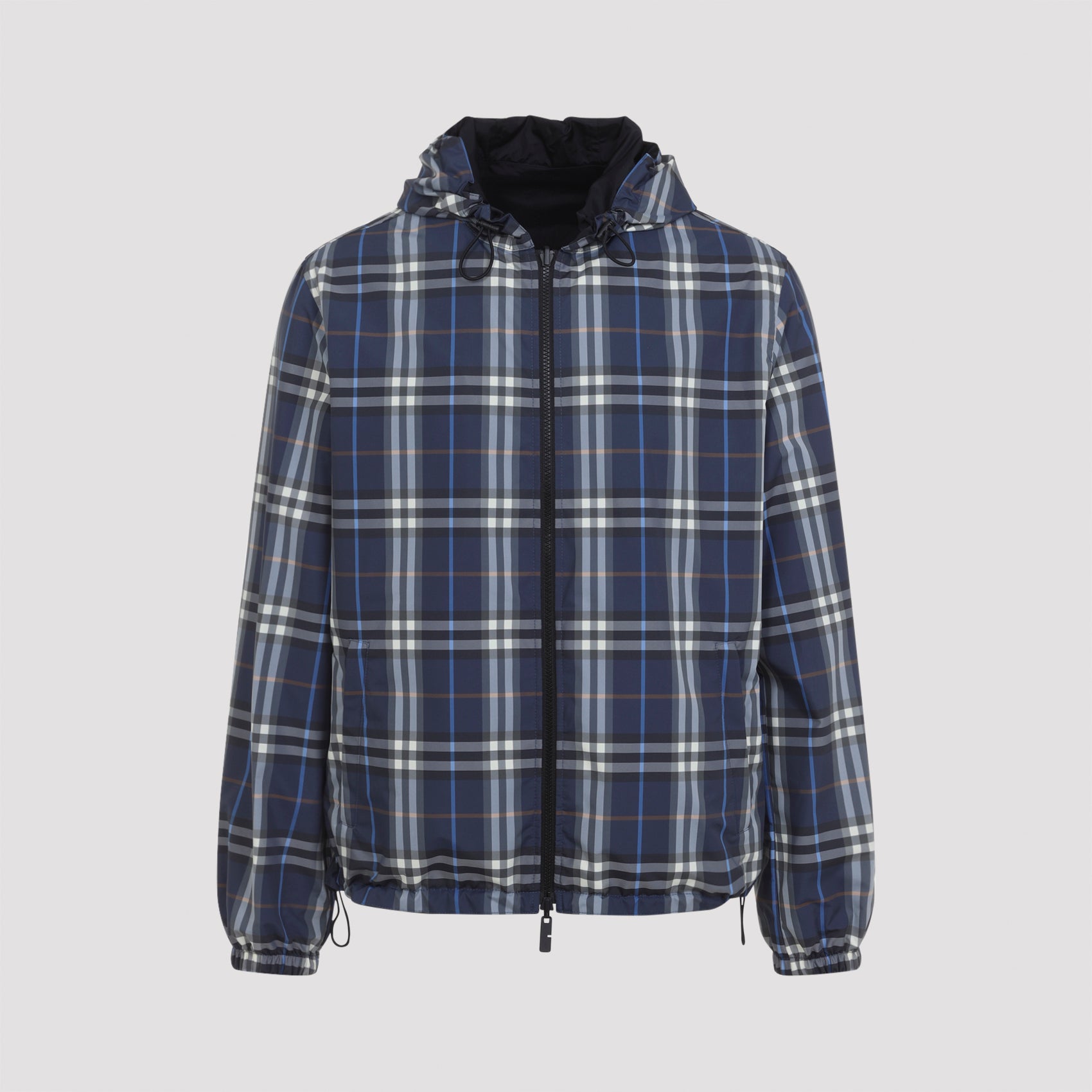 Burberry Check Newport Reversible Hooded Jacket