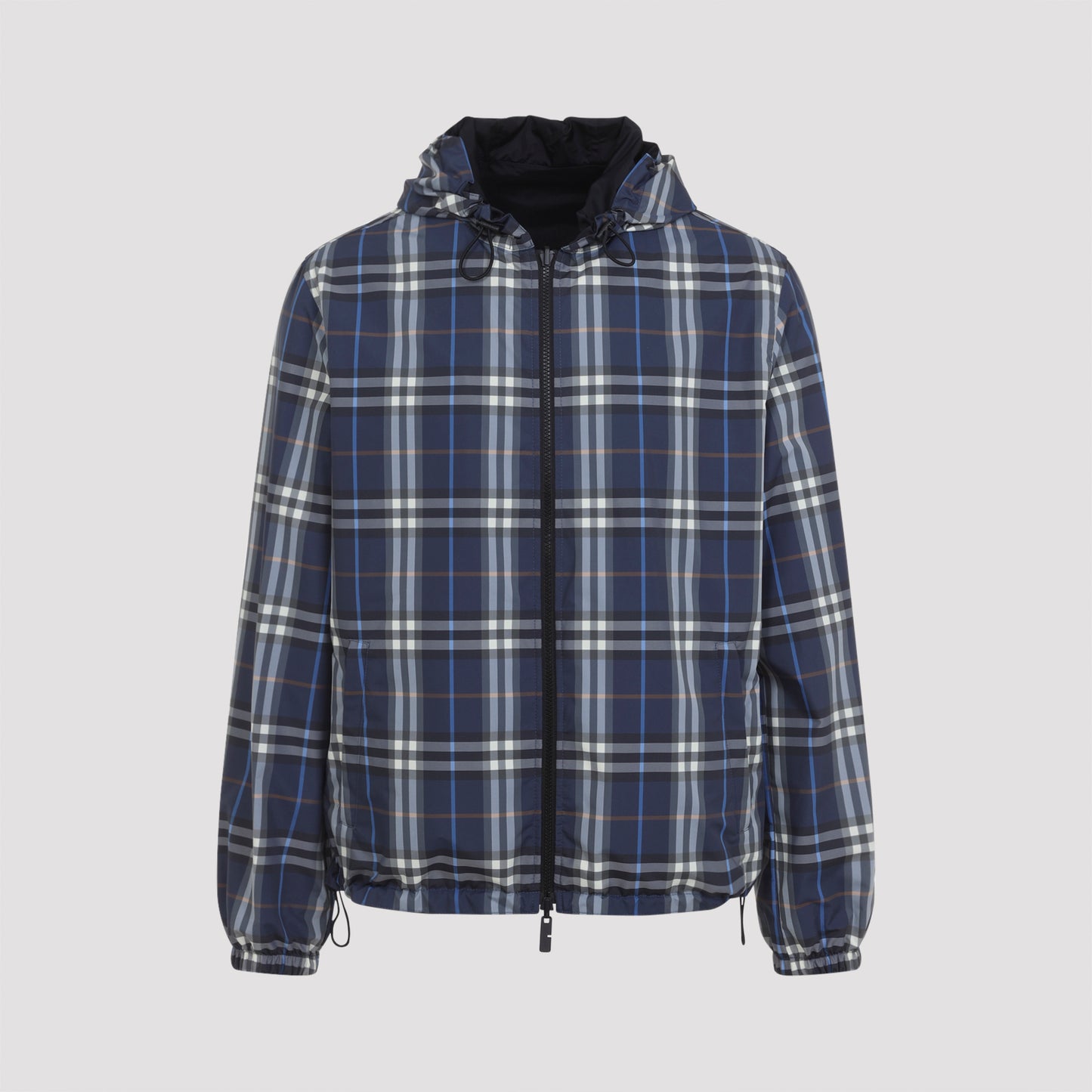 Burberry Check Newport Reversible Hooded Jacket