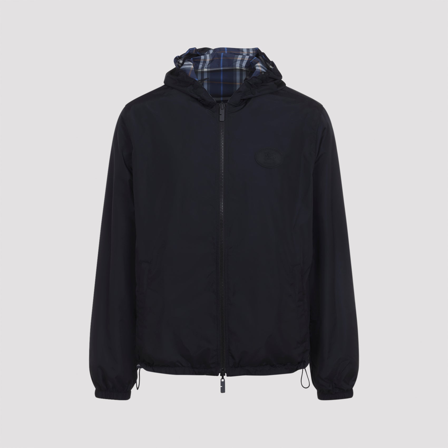 Burberry Check Newport Reversible Hooded Jacket