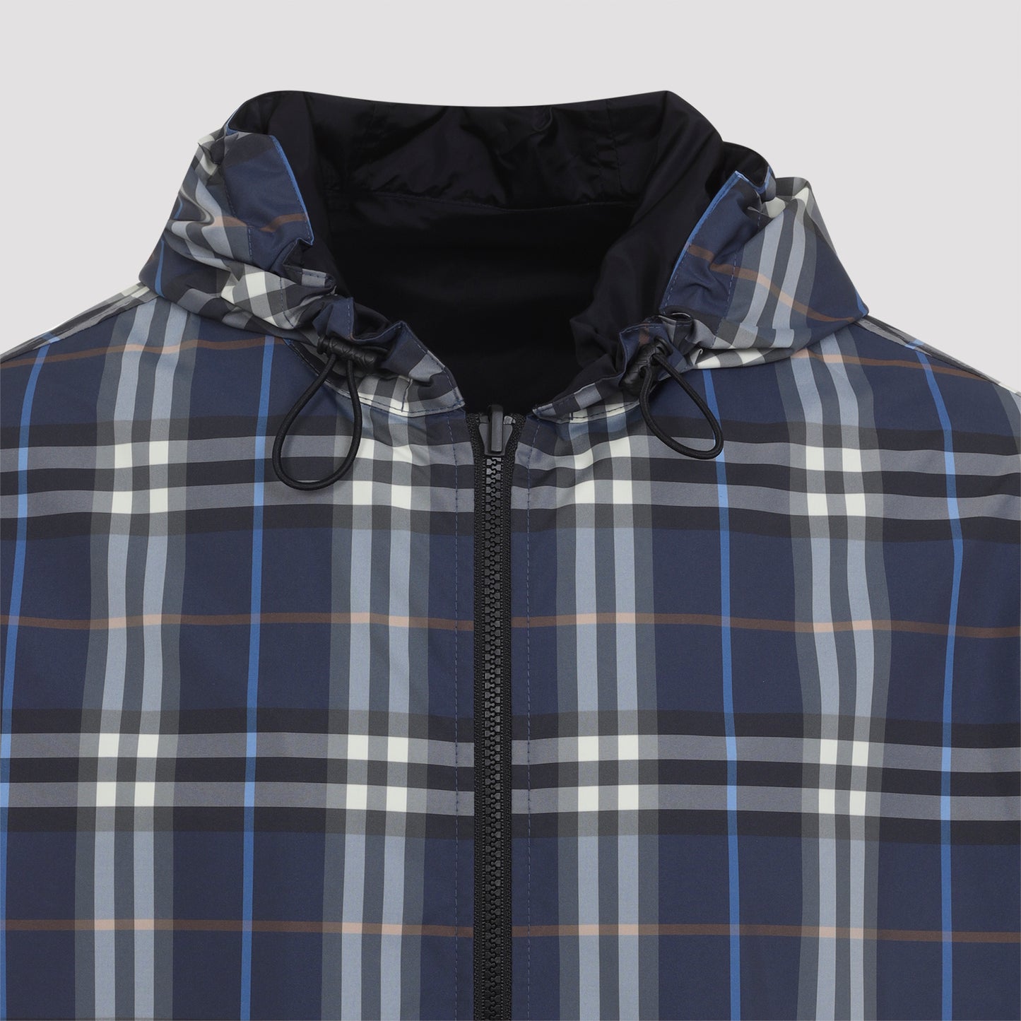 Burberry Check Newport Reversible Hooded Jacket